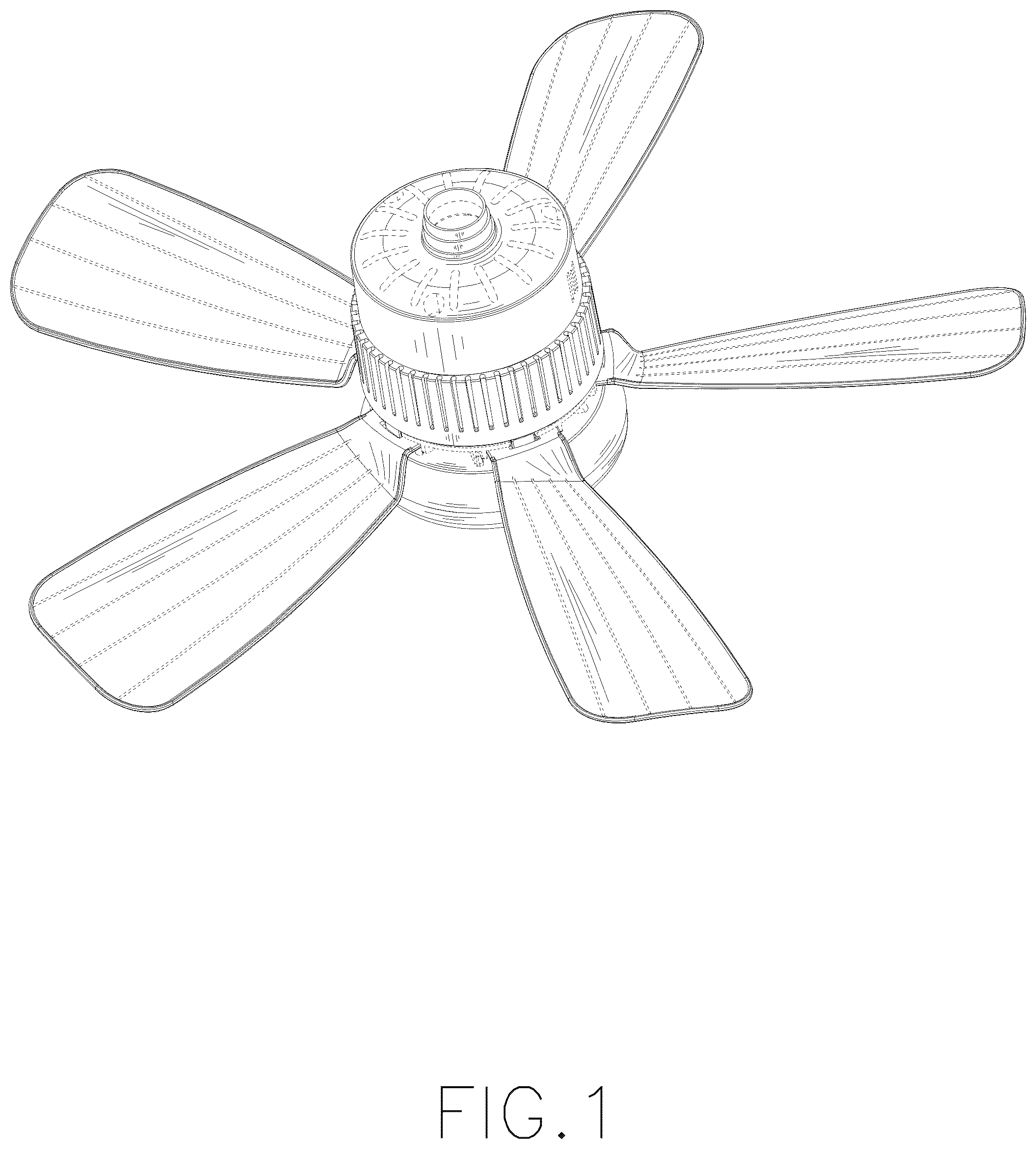 Patent USD1079084 Figure 1 – Fan light