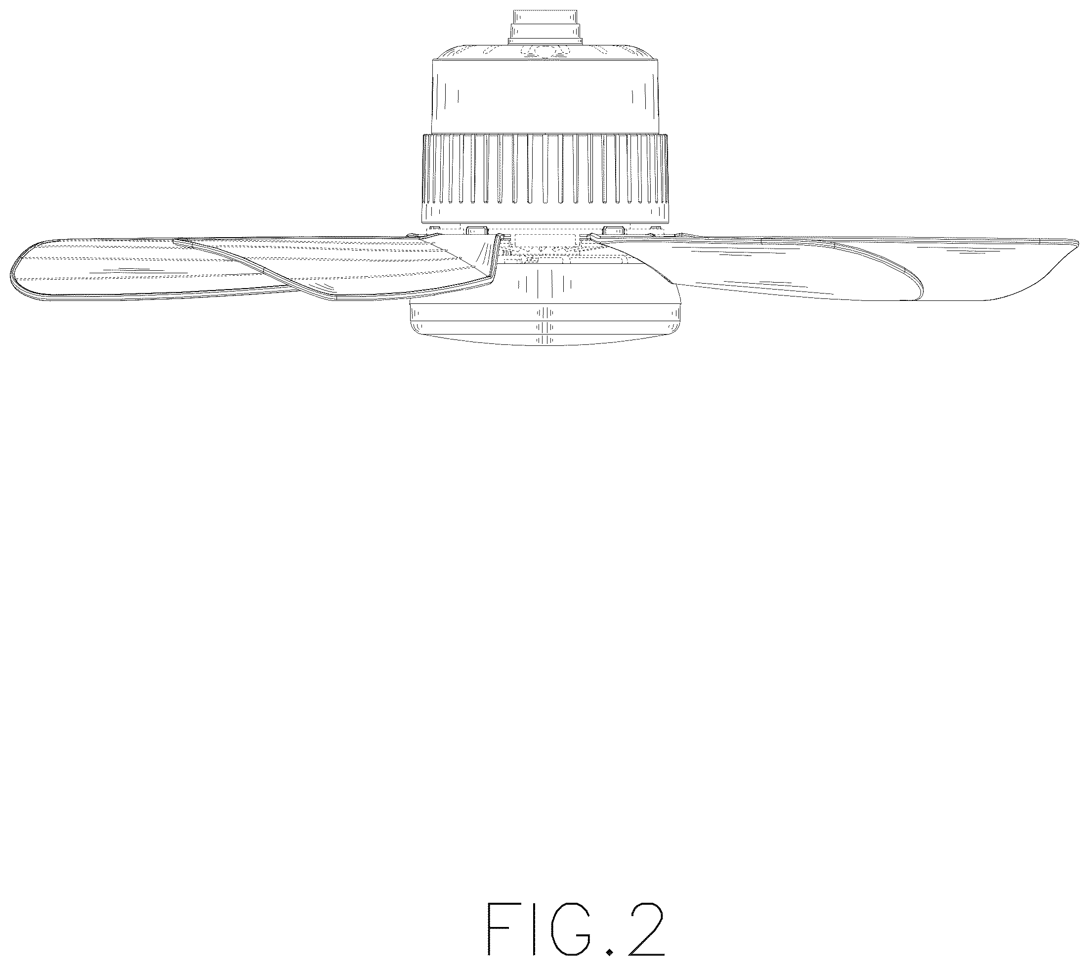 Patent USD1079084 Figure 2 – Fan light