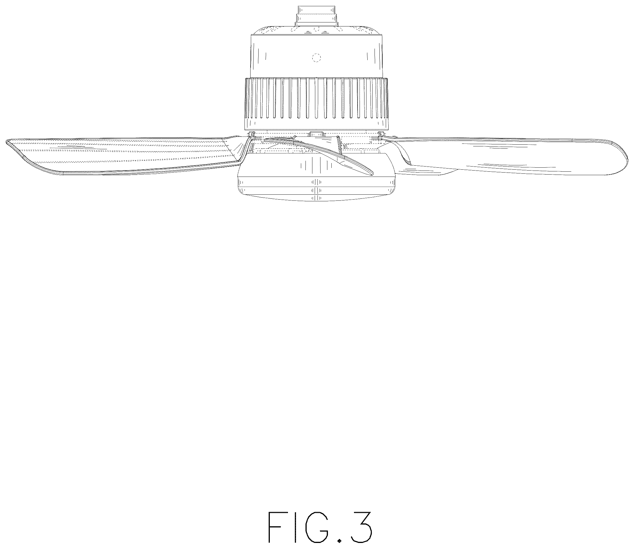 Patent USD1079084 Figure 3 – Fan light