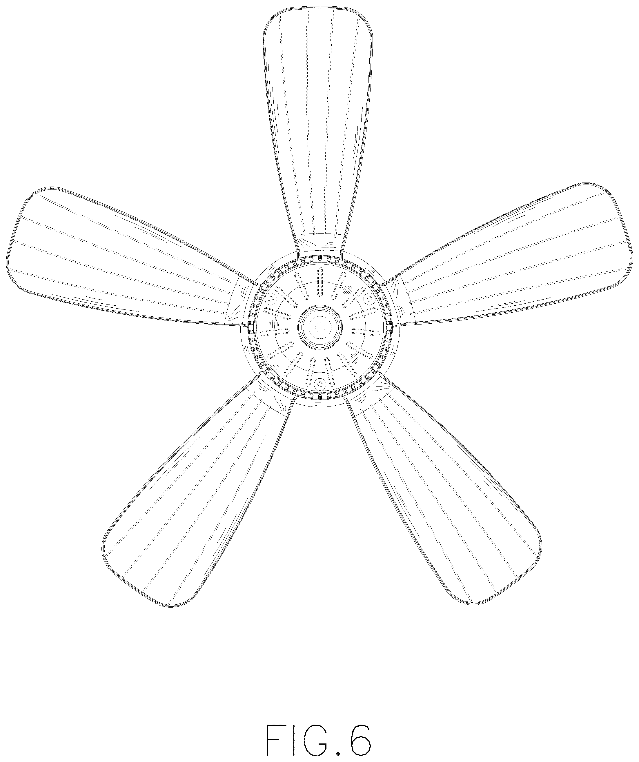 Patent USD1079084 Figure 6 – Fan light