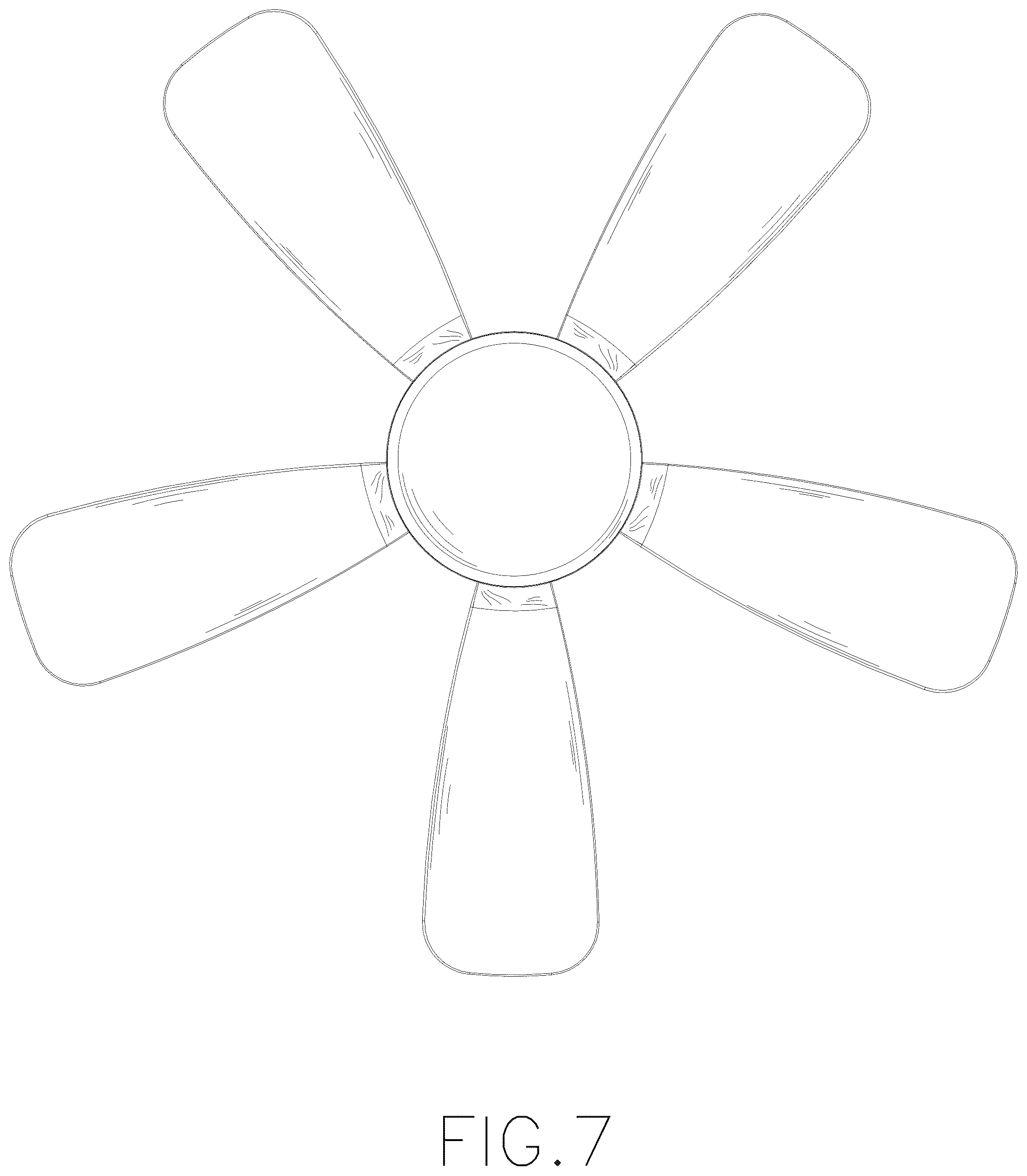 Patent USD1079084 Figure 7 – Fan light