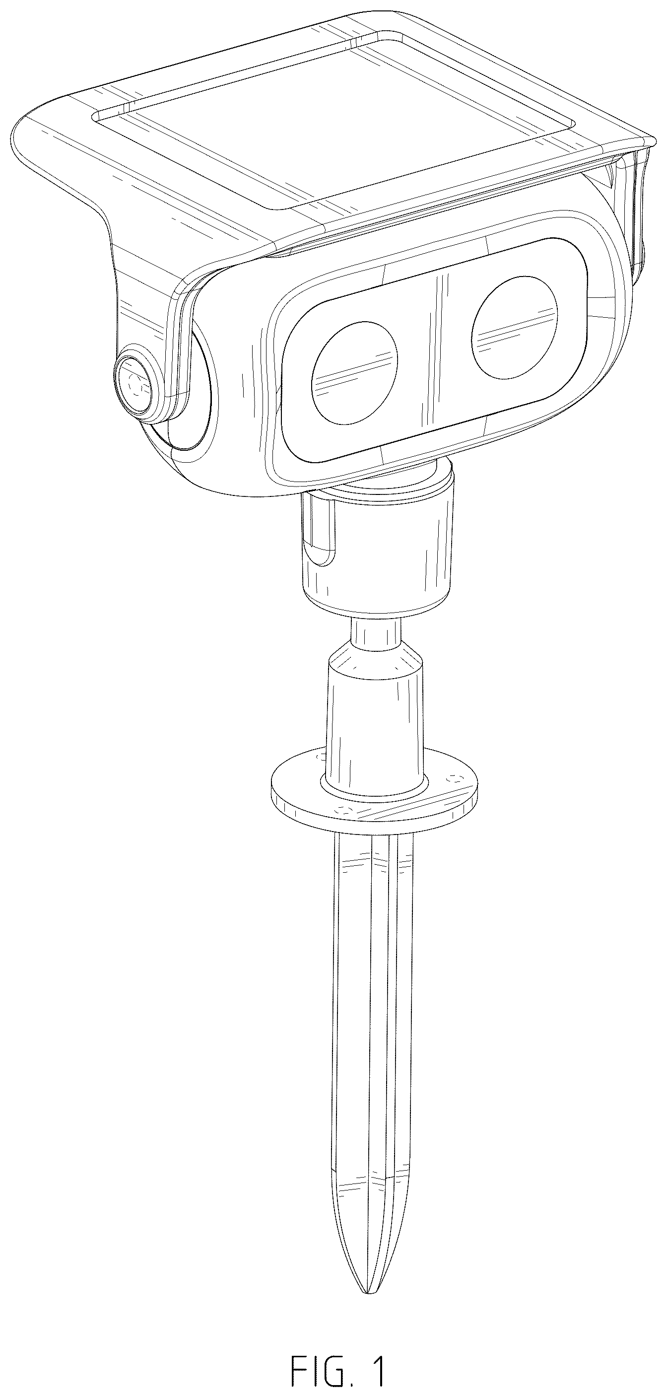 Patent USD1079089 Figure 1 – Spot light