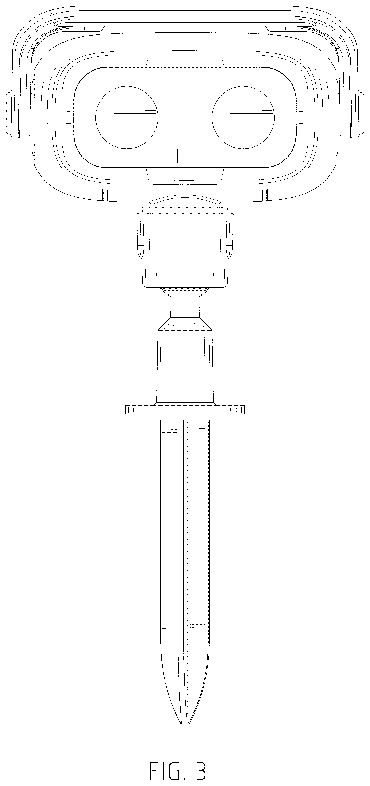 Patent USD1079089 Figure 3 – Spot light