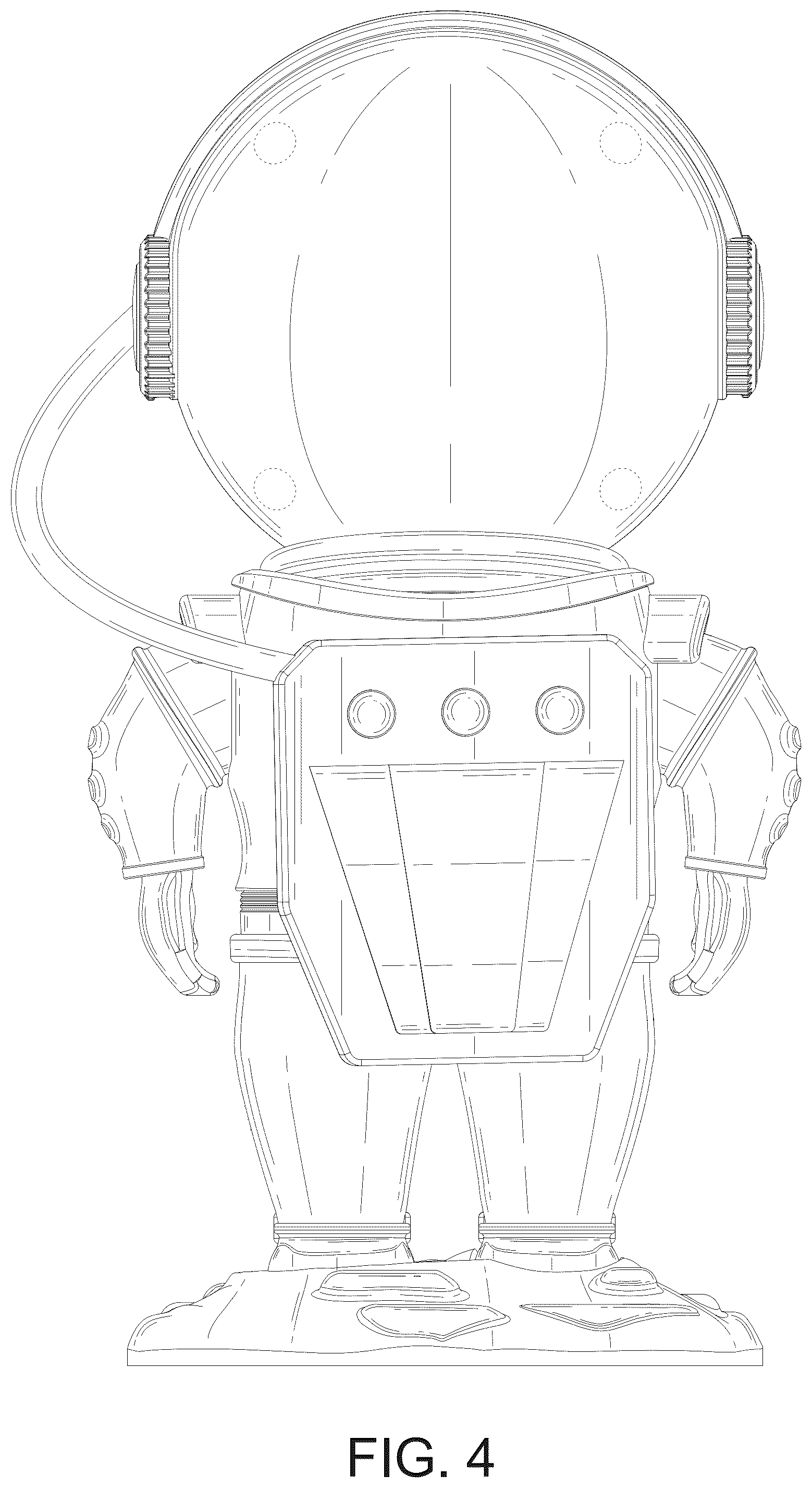 Patent USD1079097 Figure 4 – Projection lamp