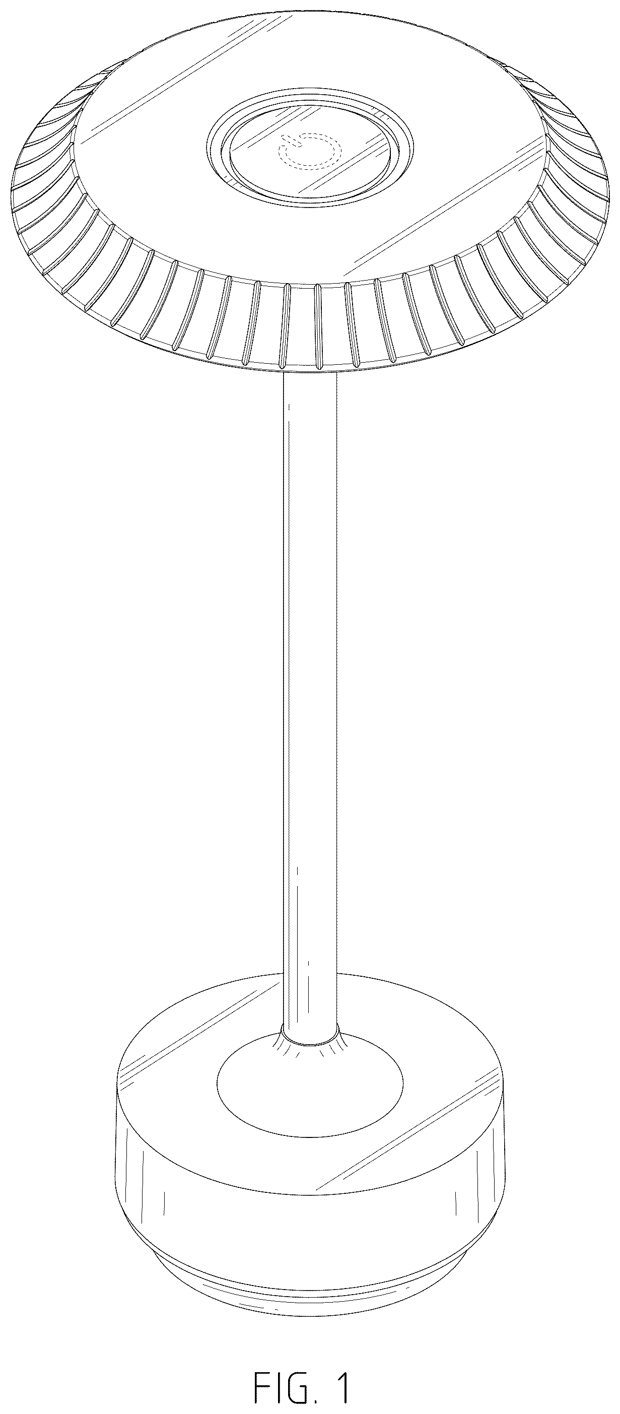 Patent USD1079100 Figure 1 – Desk lamp