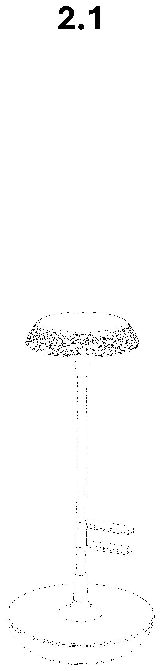 Patent USD1079105 Figure 1 – Shade for lamp