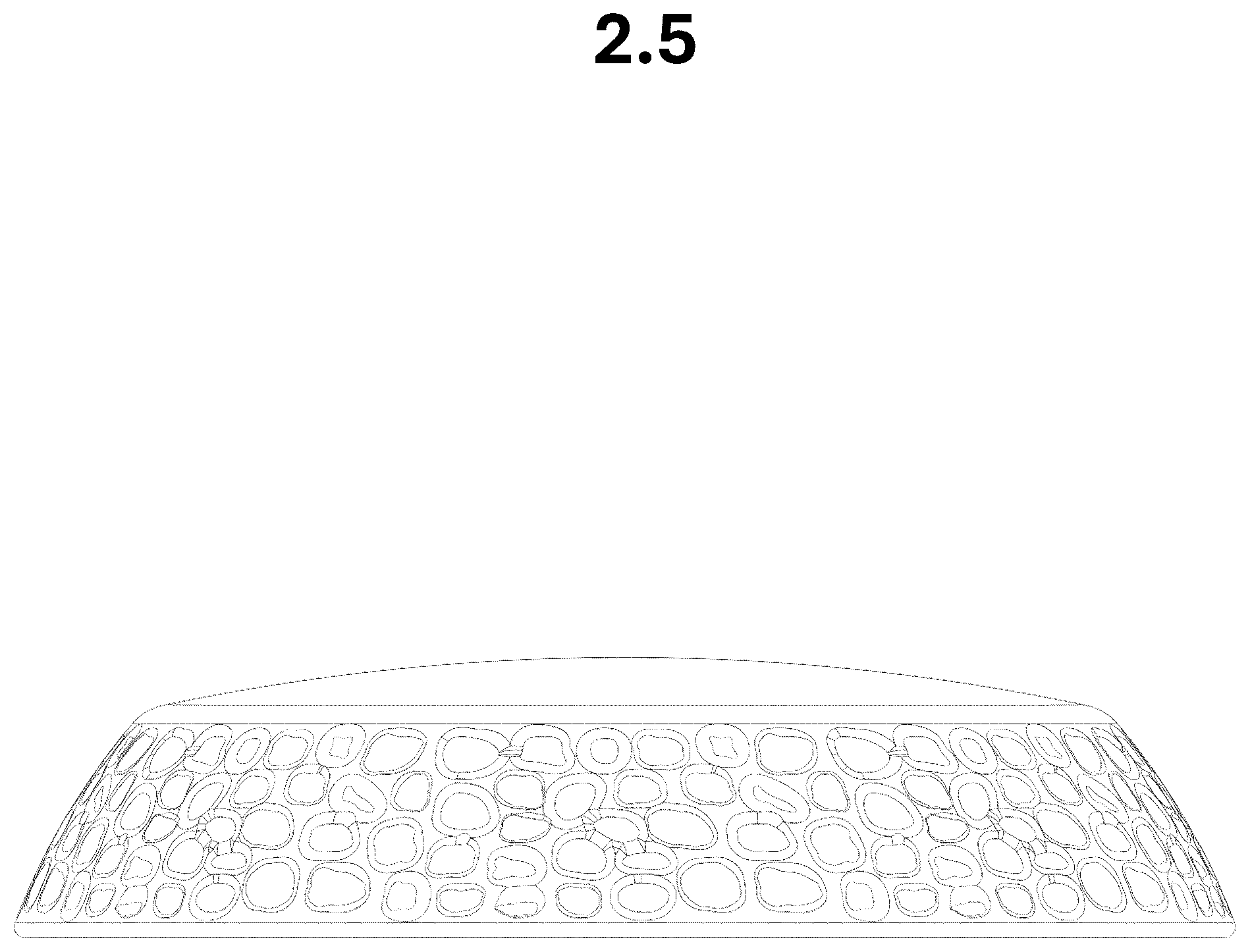 Patent USD1079105 Figure 5 – Shade for lamp
