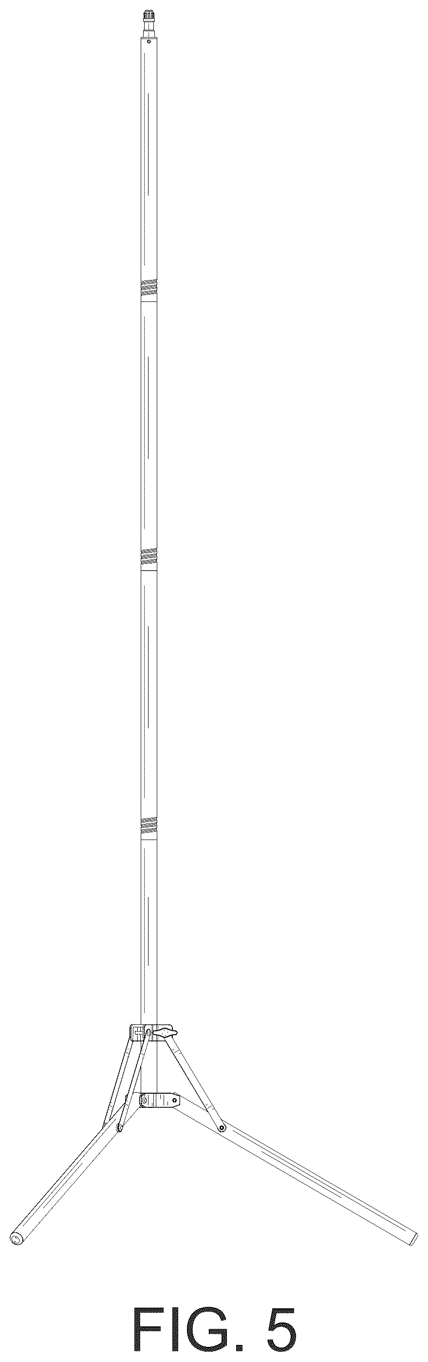 Patent USD1079107 Figure 5 – Lamp bracket
