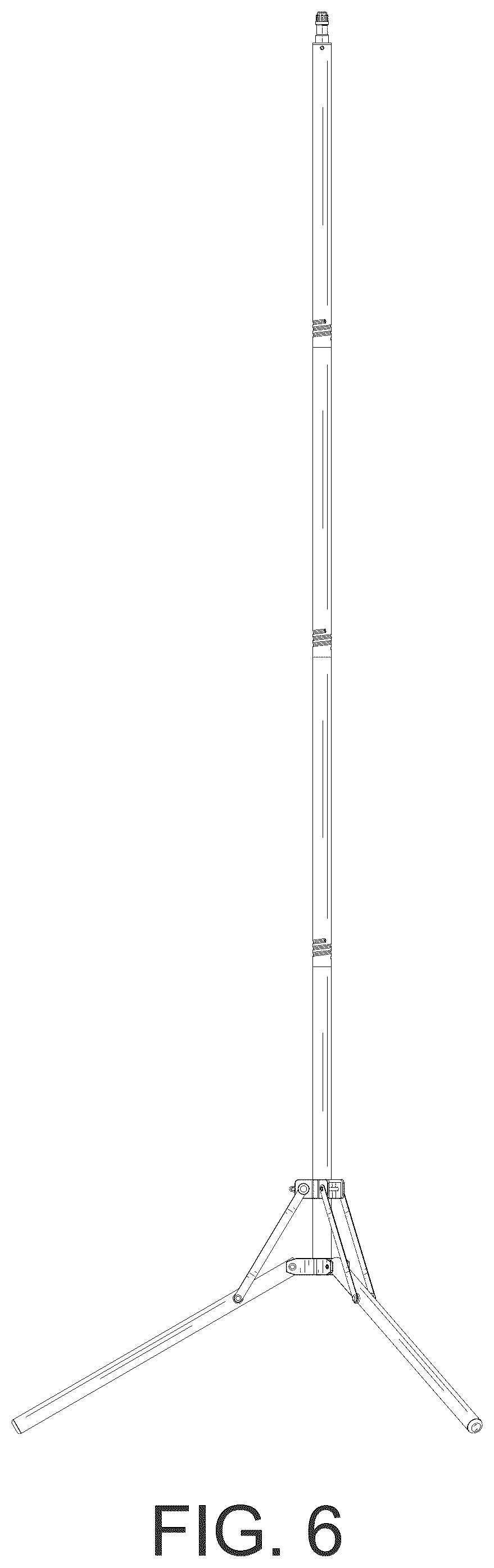 Patent USD1079107 Figure 6 – Lamp bracket