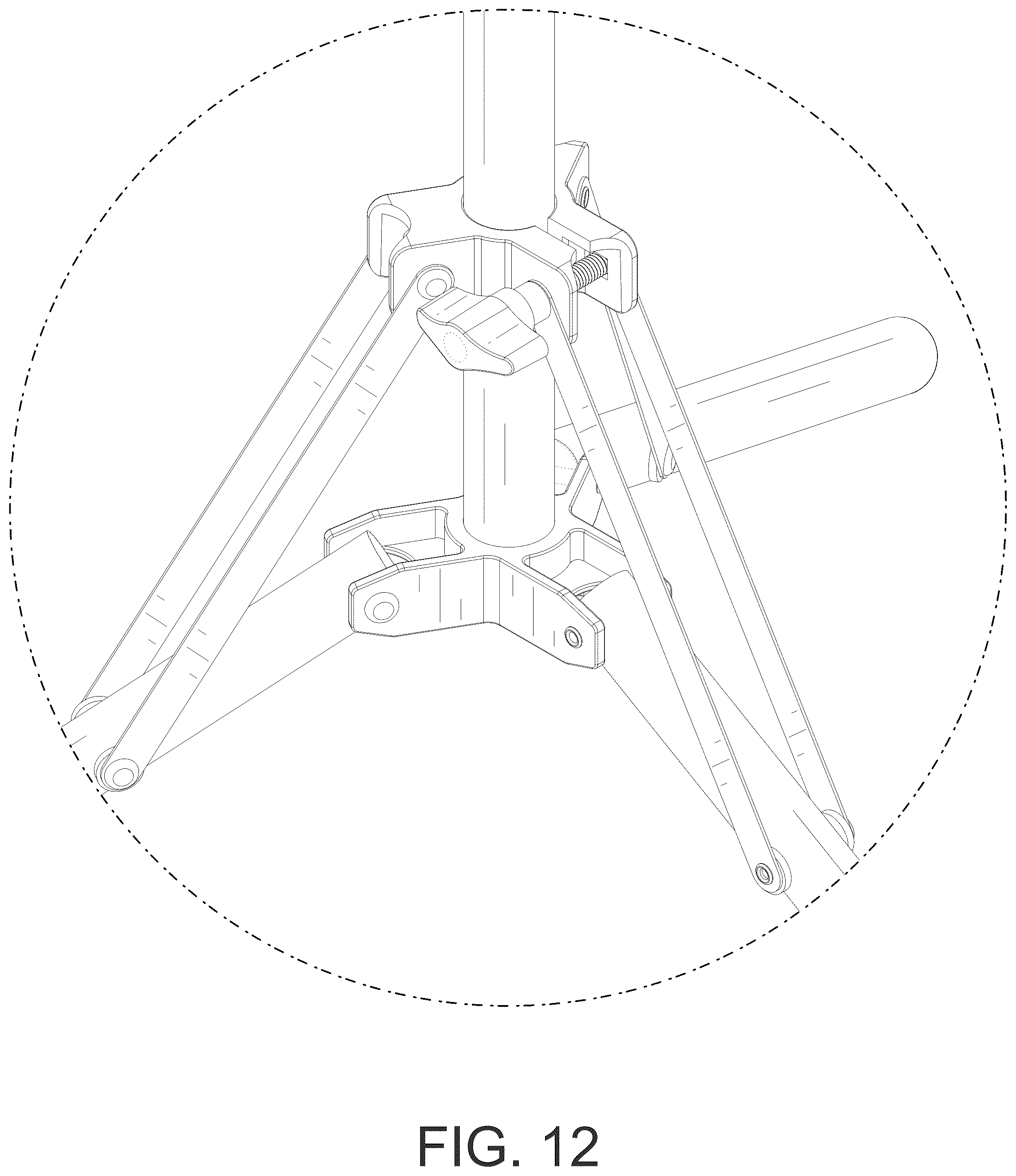 Patent USD1079107 Figure 12 – Lamp bracket