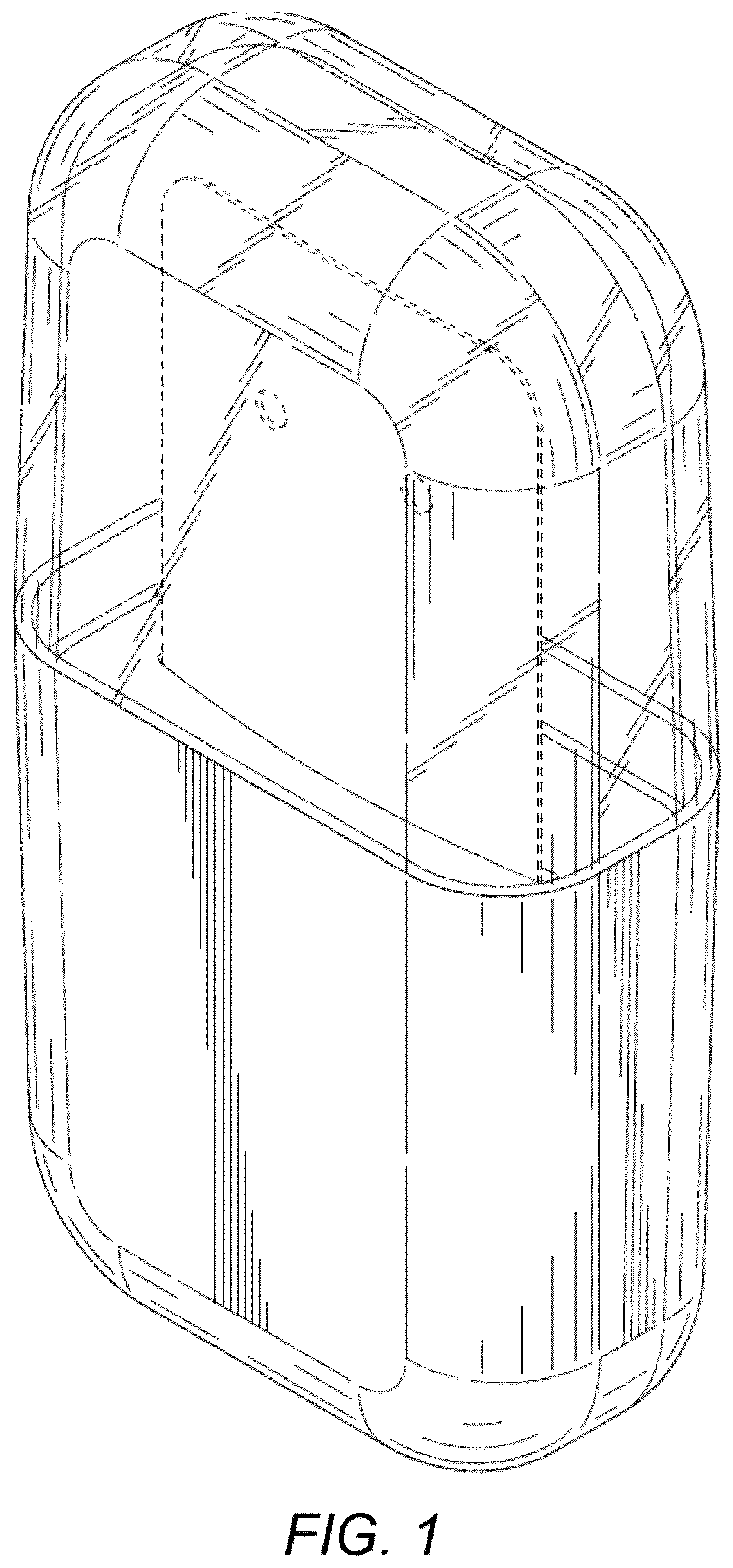 Patent USD1079116 Figure 1 – Pod product case