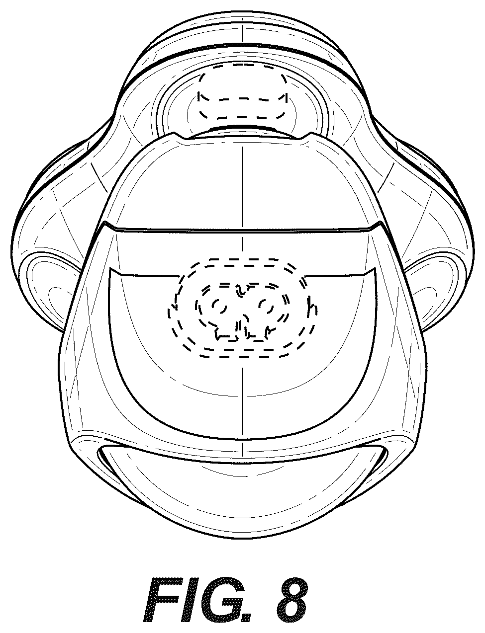 Patent USD1079129 Figure 8 – Shaver