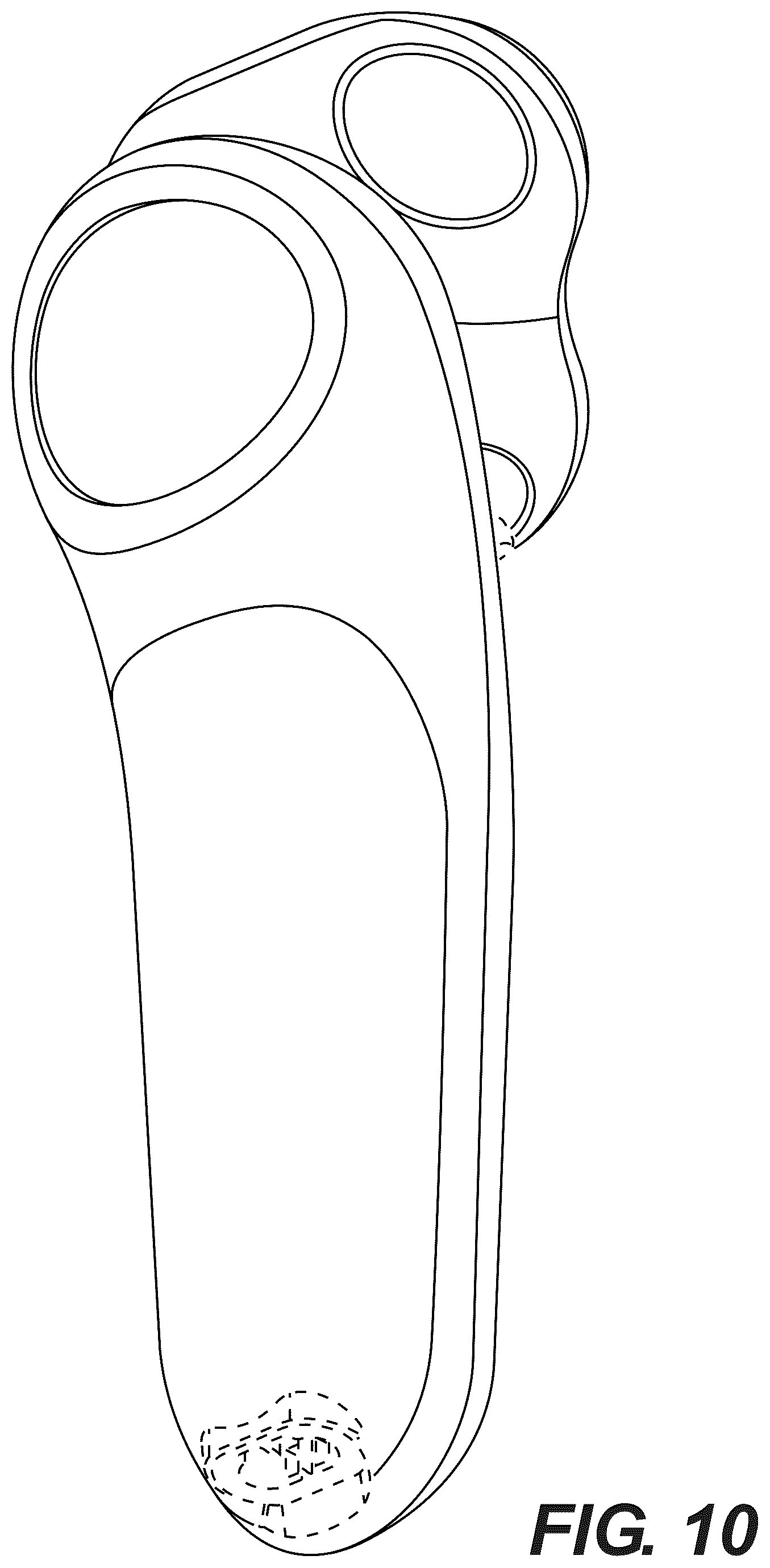 Patent USD1079129 Figure 10 – Shaver