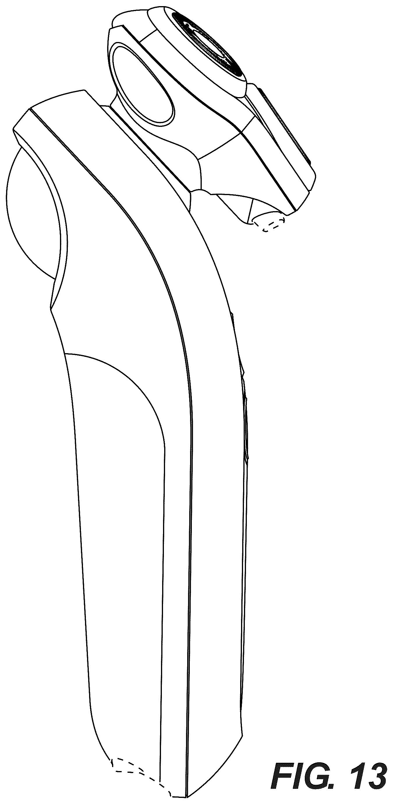 Patent USD1079129 Figure 13 – Shaver