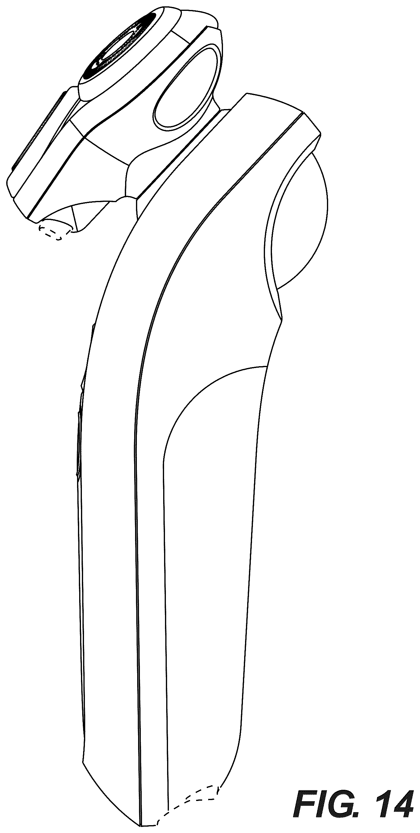 Patent USD1079129 Figure 14 – Shaver