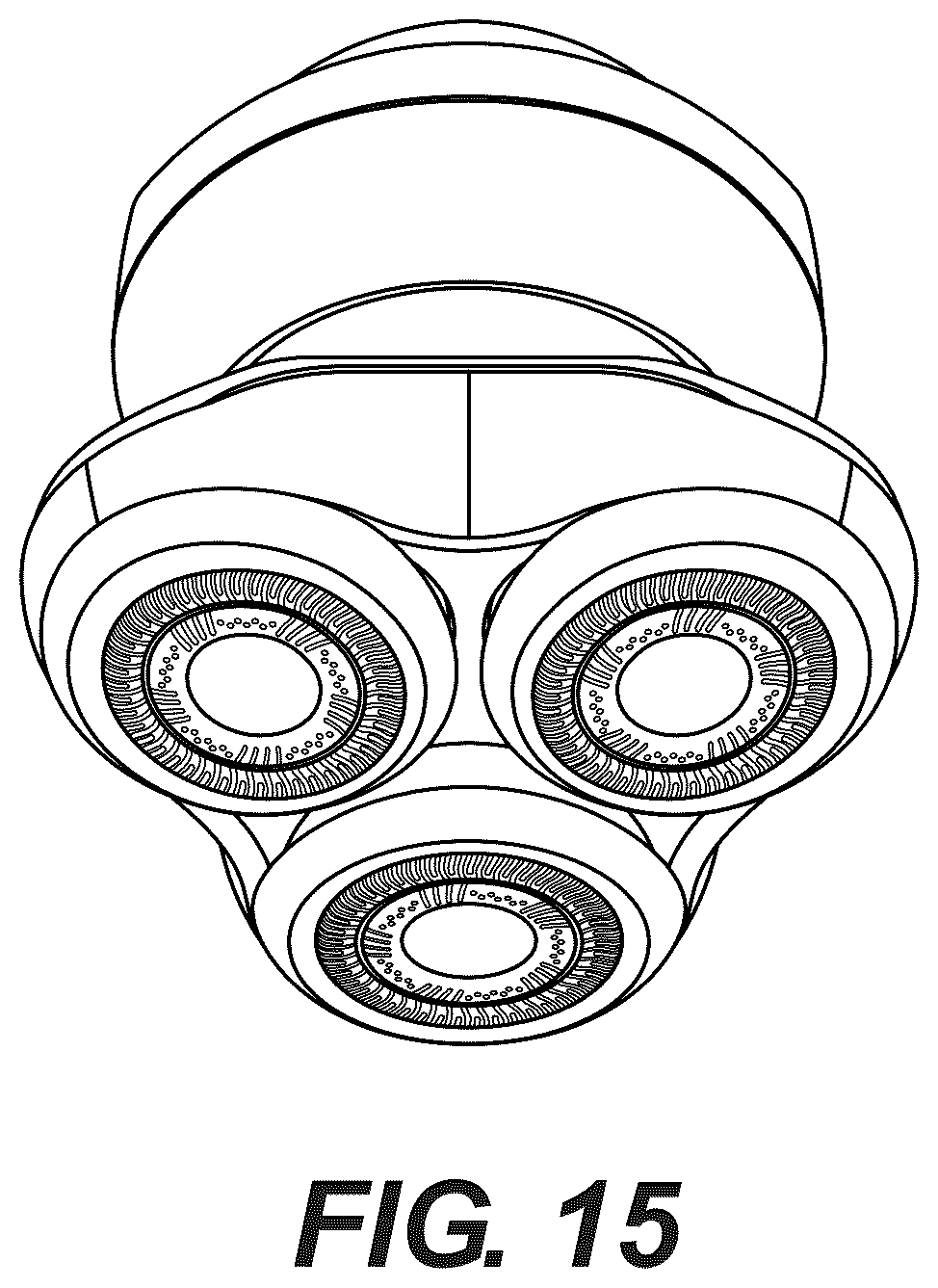 Patent USD1079129 Figure 15 – Shaver