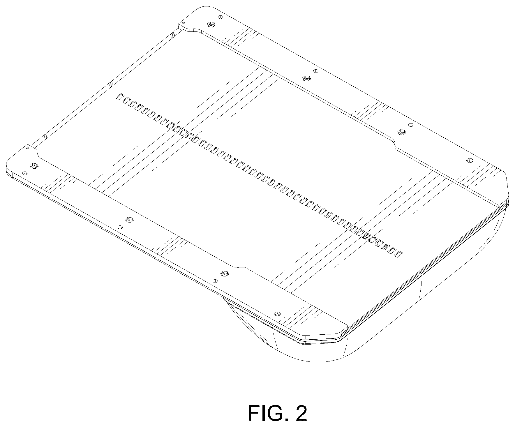 Patent USD1079140 Figure 2 – Automatic gate