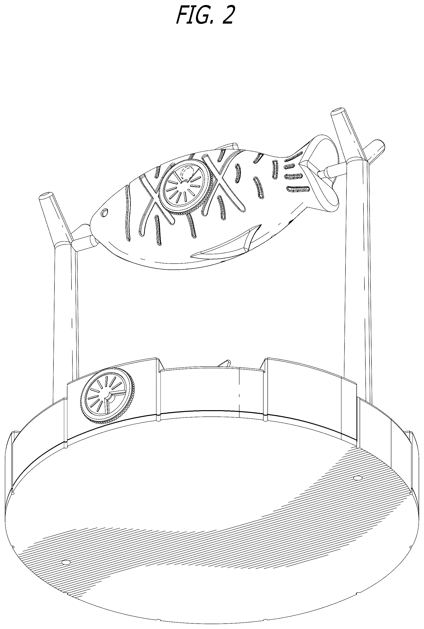 Patent USD1079142 Figure 2 – Animal feeder