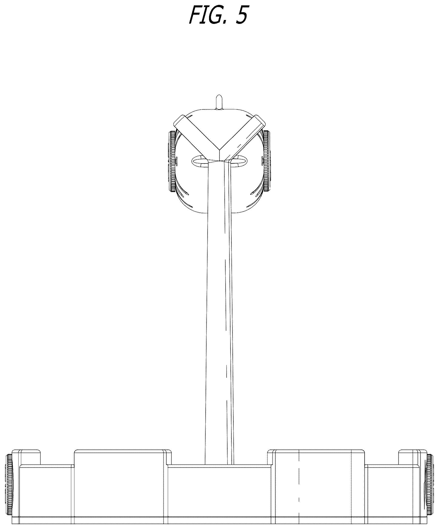 Patent USD1079142 Figure 5 – Animal feeder