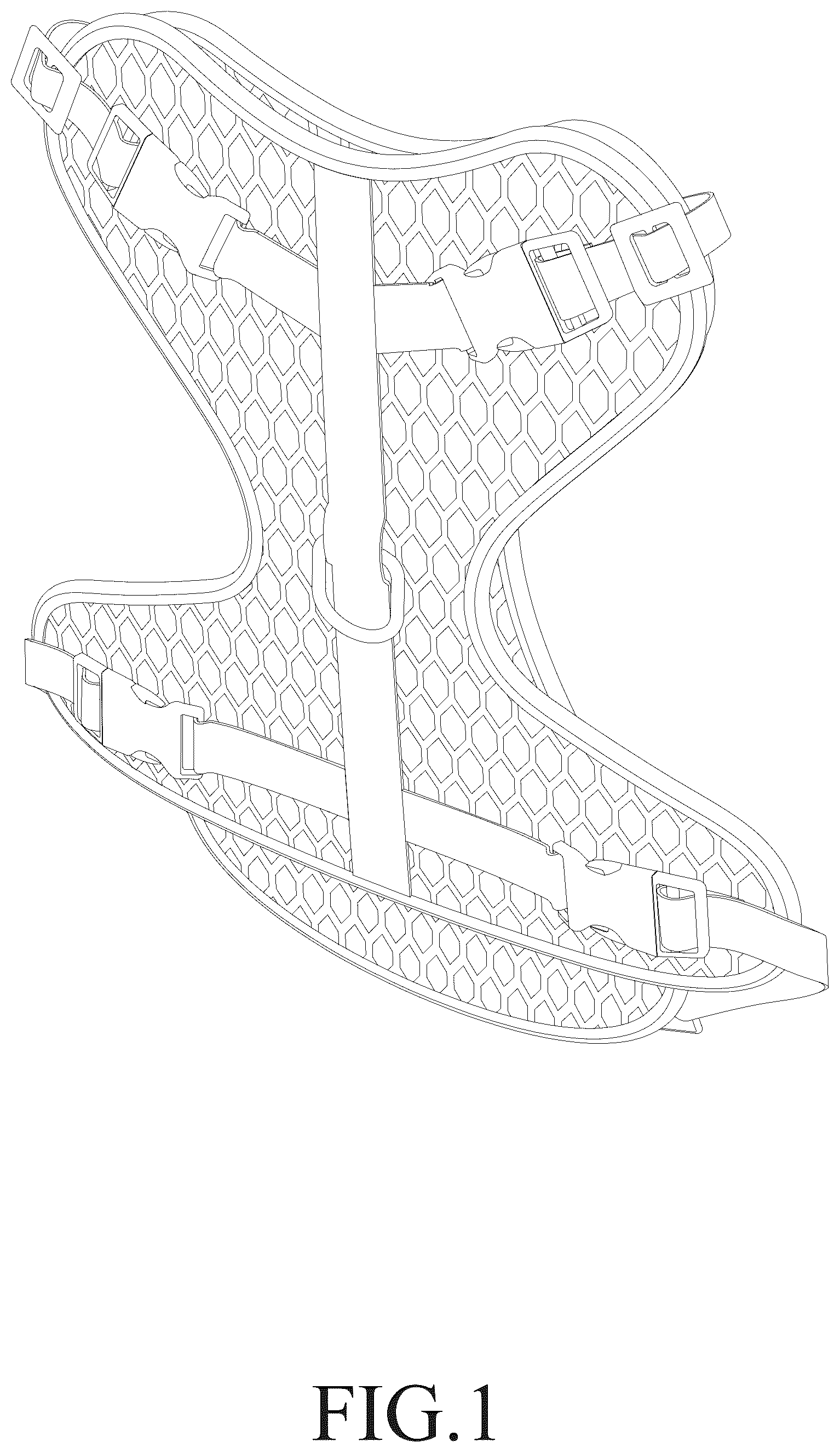 Patent USD1079144 — Combination dog harness and leash — Figure 1