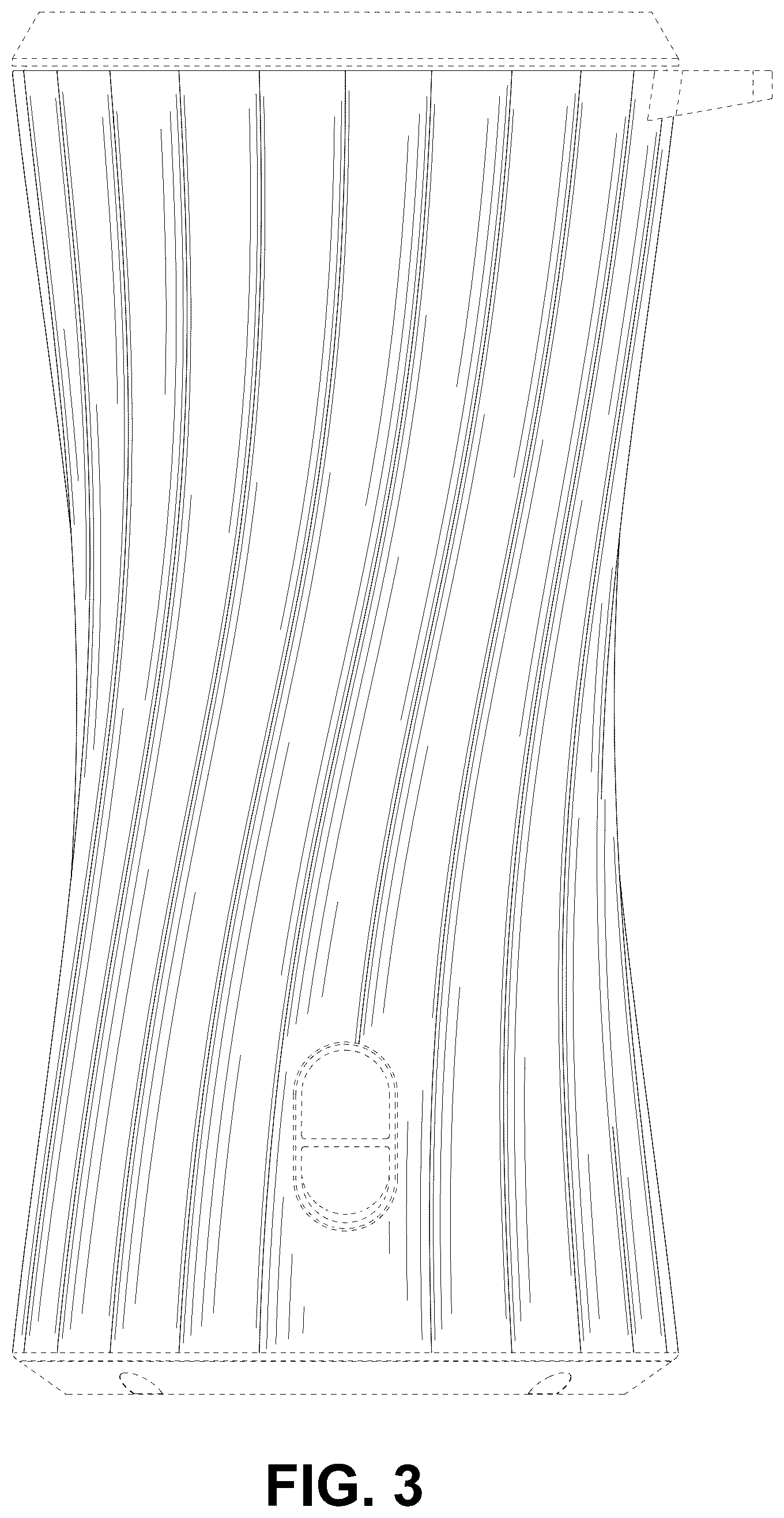 Patent USD1079146 Figure 3 – Pet paw cleaner