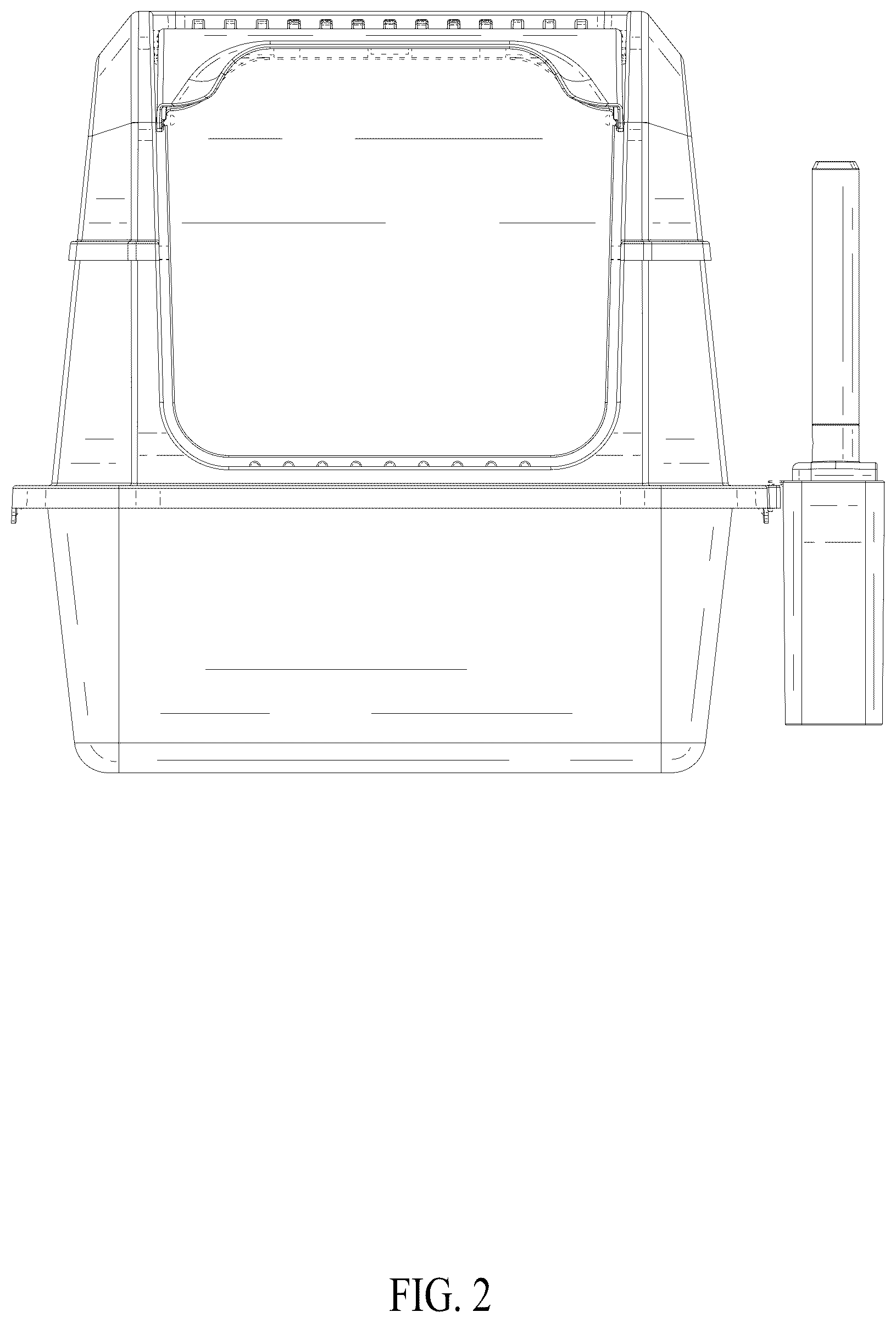 Patent USD1079151 Figure 2 – Cat litter pan