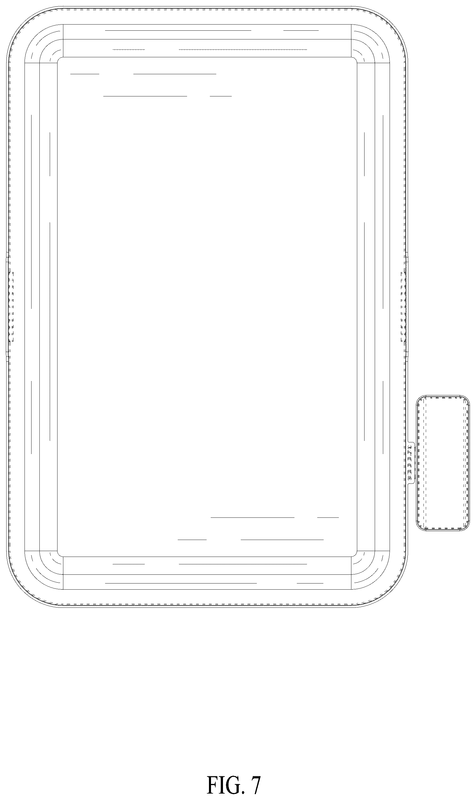 Patent USD1079151 Figure 7 – Cat litter pan