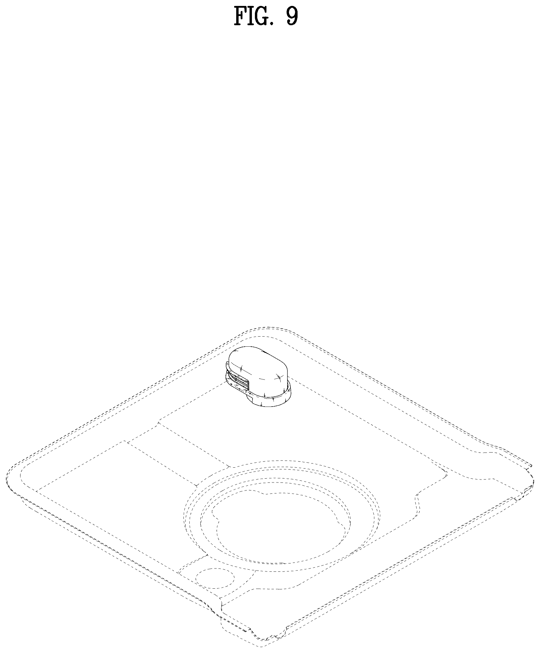 Patent USD1079157 Figure 9 – Hot air distributor for dishwasher