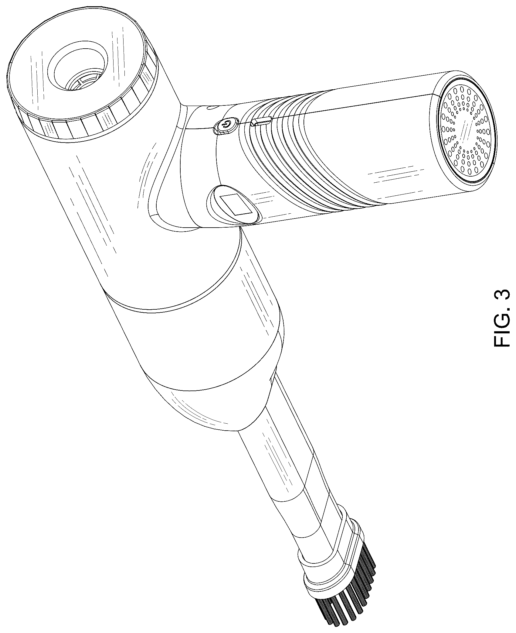 Patent USD1079160 Figure 3 – Combined blow and vacuum cleaner set