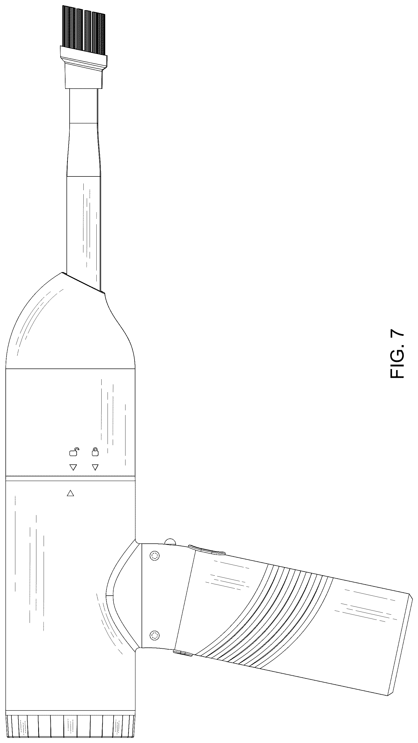 Patent USD1079160 Figure 7 – Combined blow and vacuum cleaner set