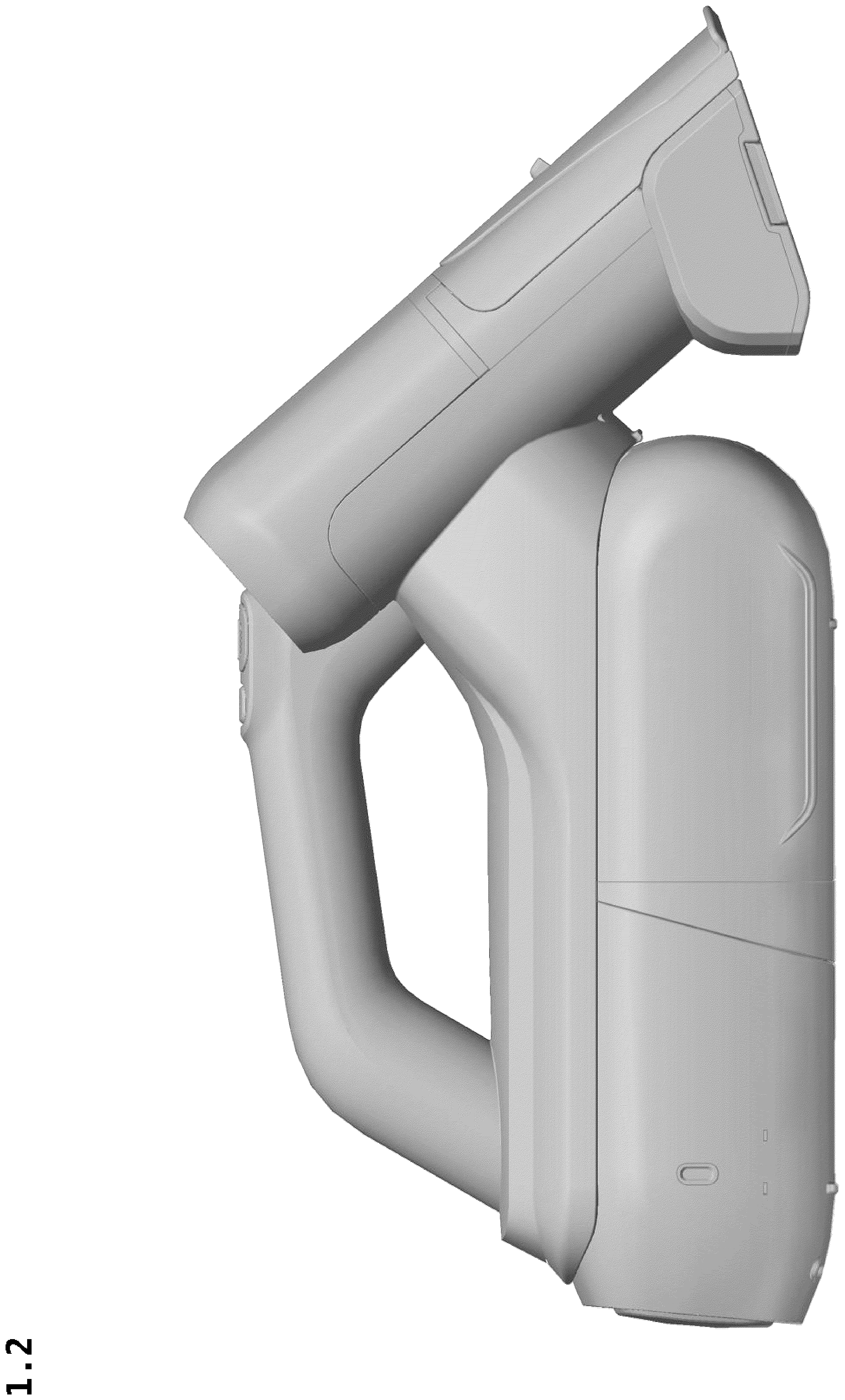 Patent USD1079162 Figure 2 – Fabric washing machine