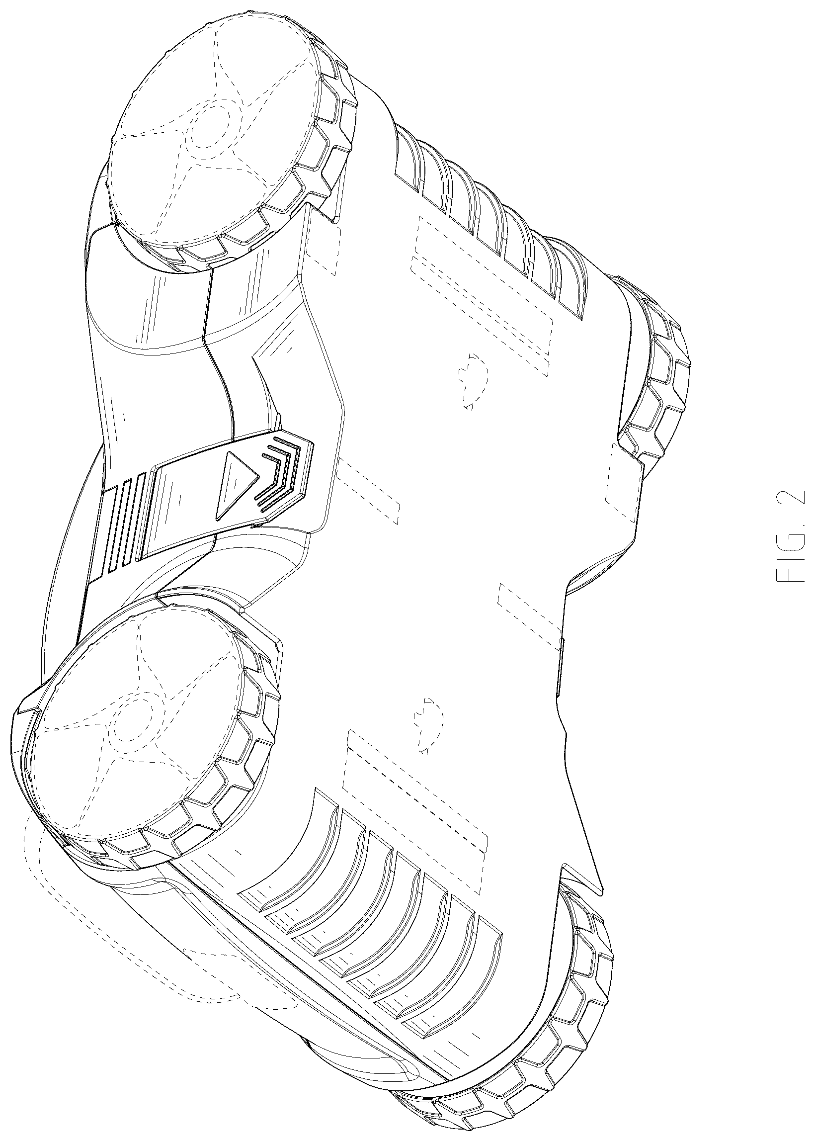 Patent USD1079163 Figure 2 – Pool cleaner