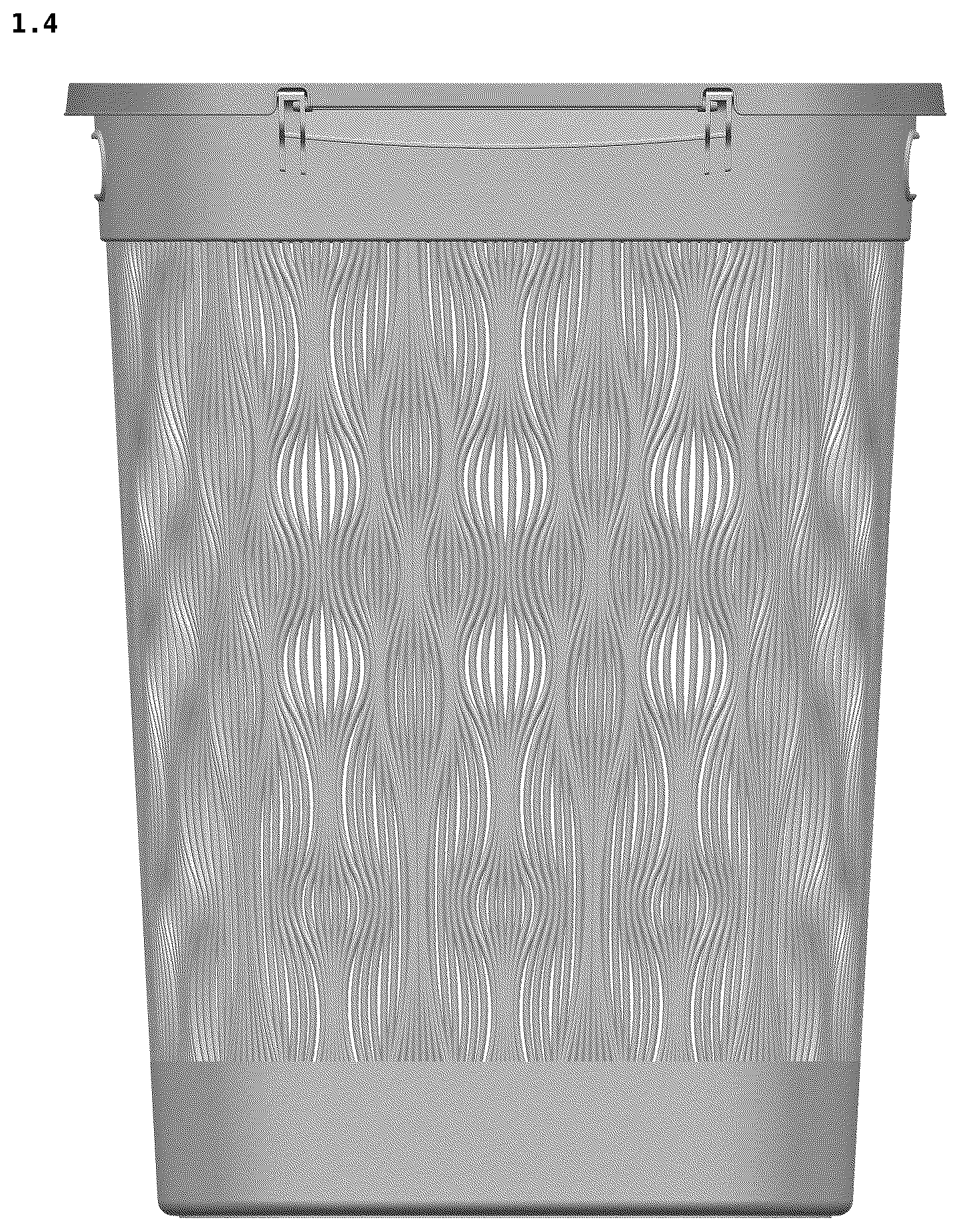 Patent USD1079164 Figure 4 – Storage basket for household purpose