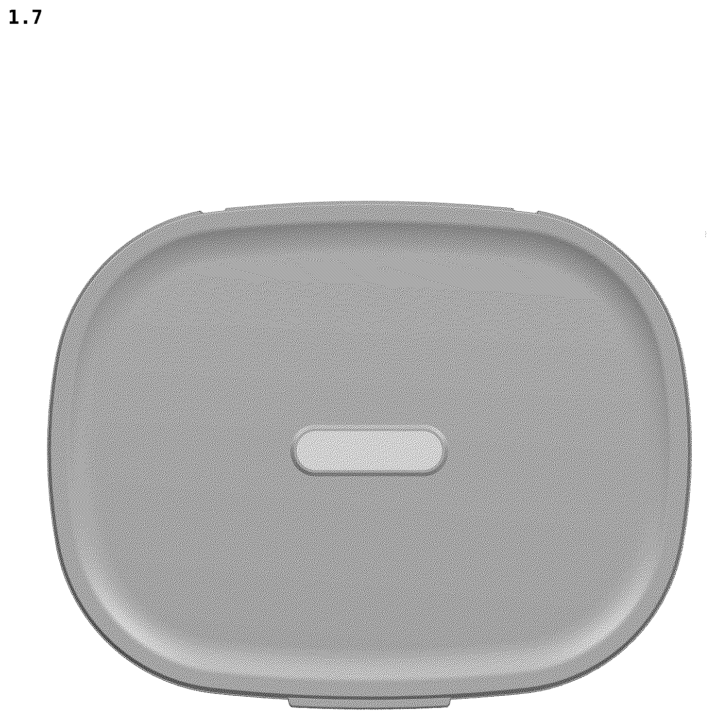 Patent USD1079164 Figure 7 – Storage basket for household purpose