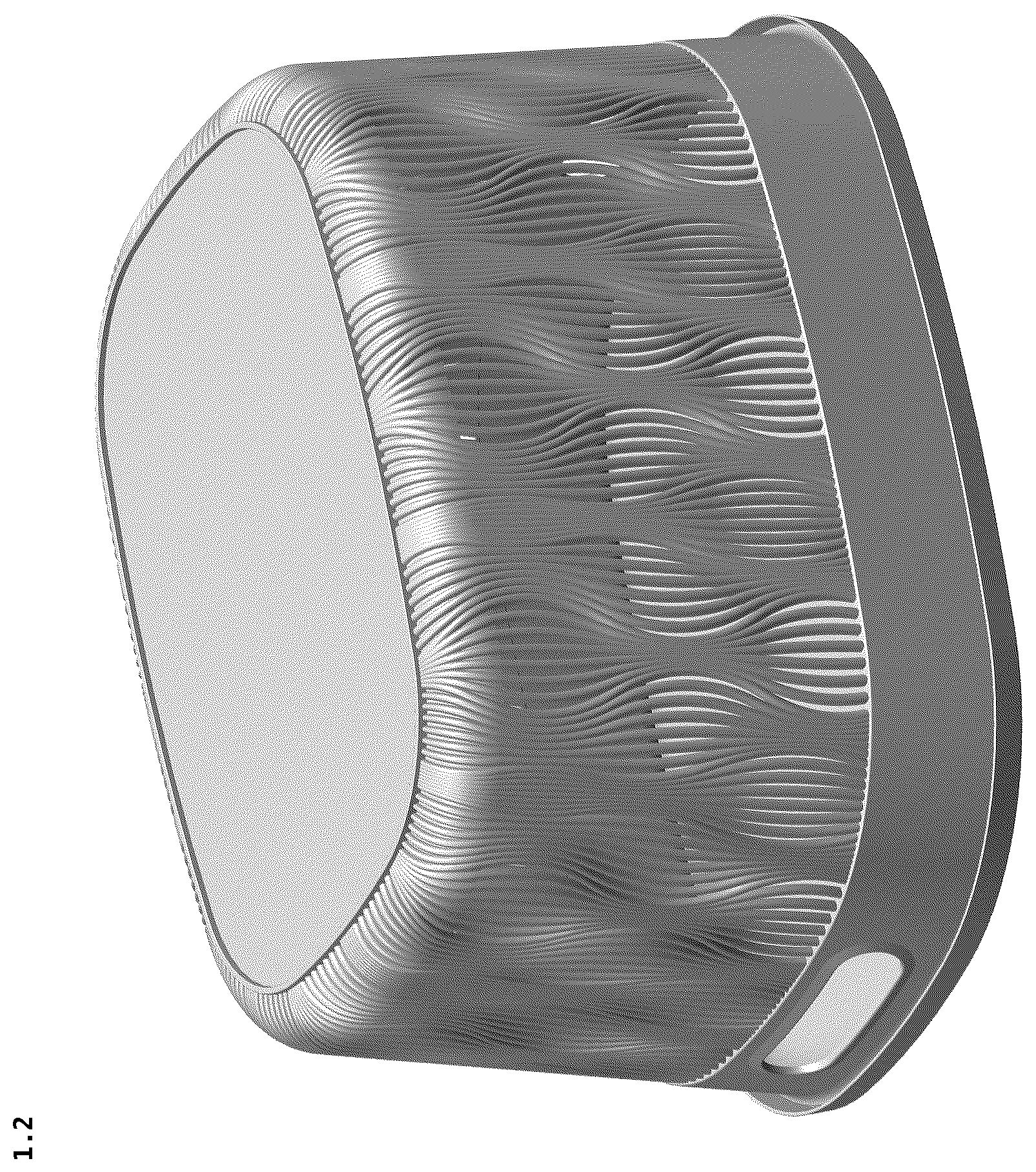 Patent USD1079165 Figure 2 – Storage basket for household purpose