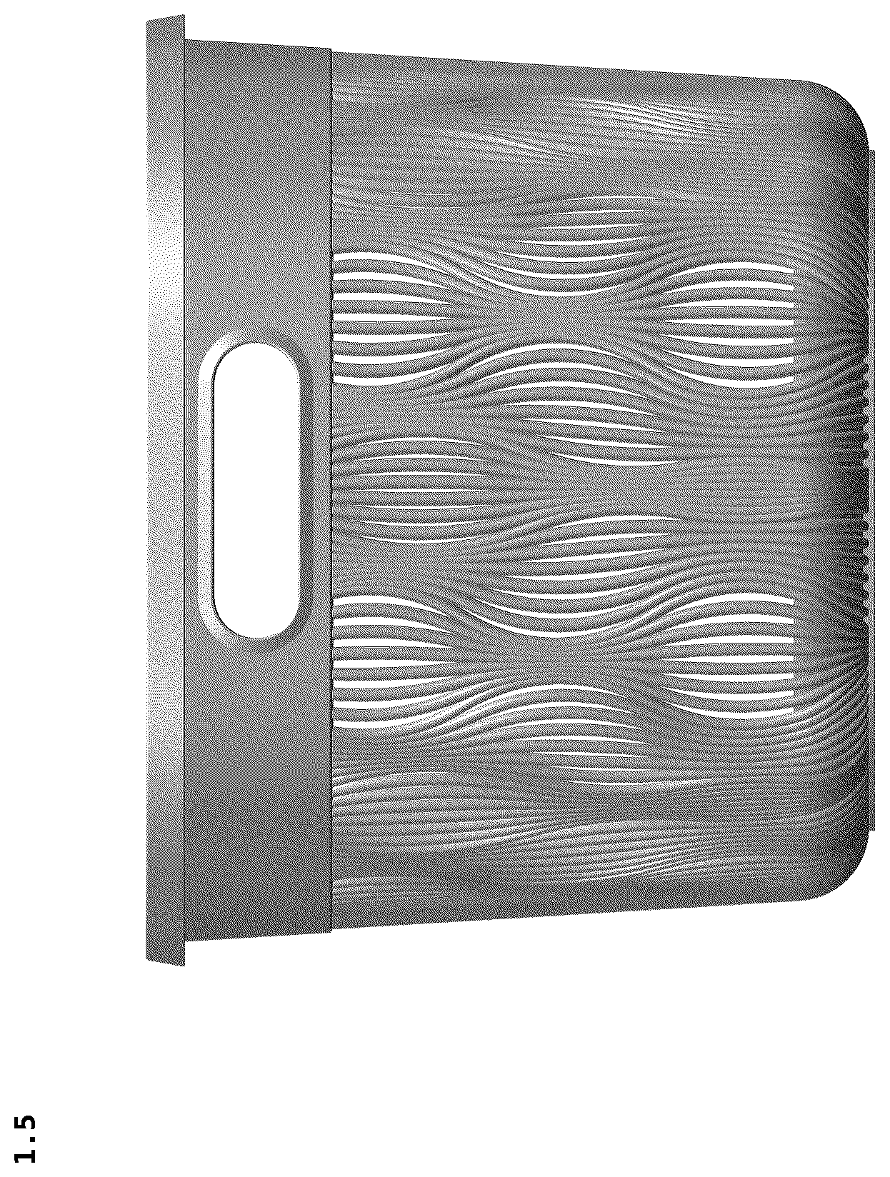 Patent USD1079165 Figure 5 – Storage basket for household purpose