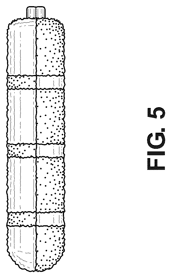 Patent USD1079166 Figure 5 – Cleaning pad for cleaning implement
