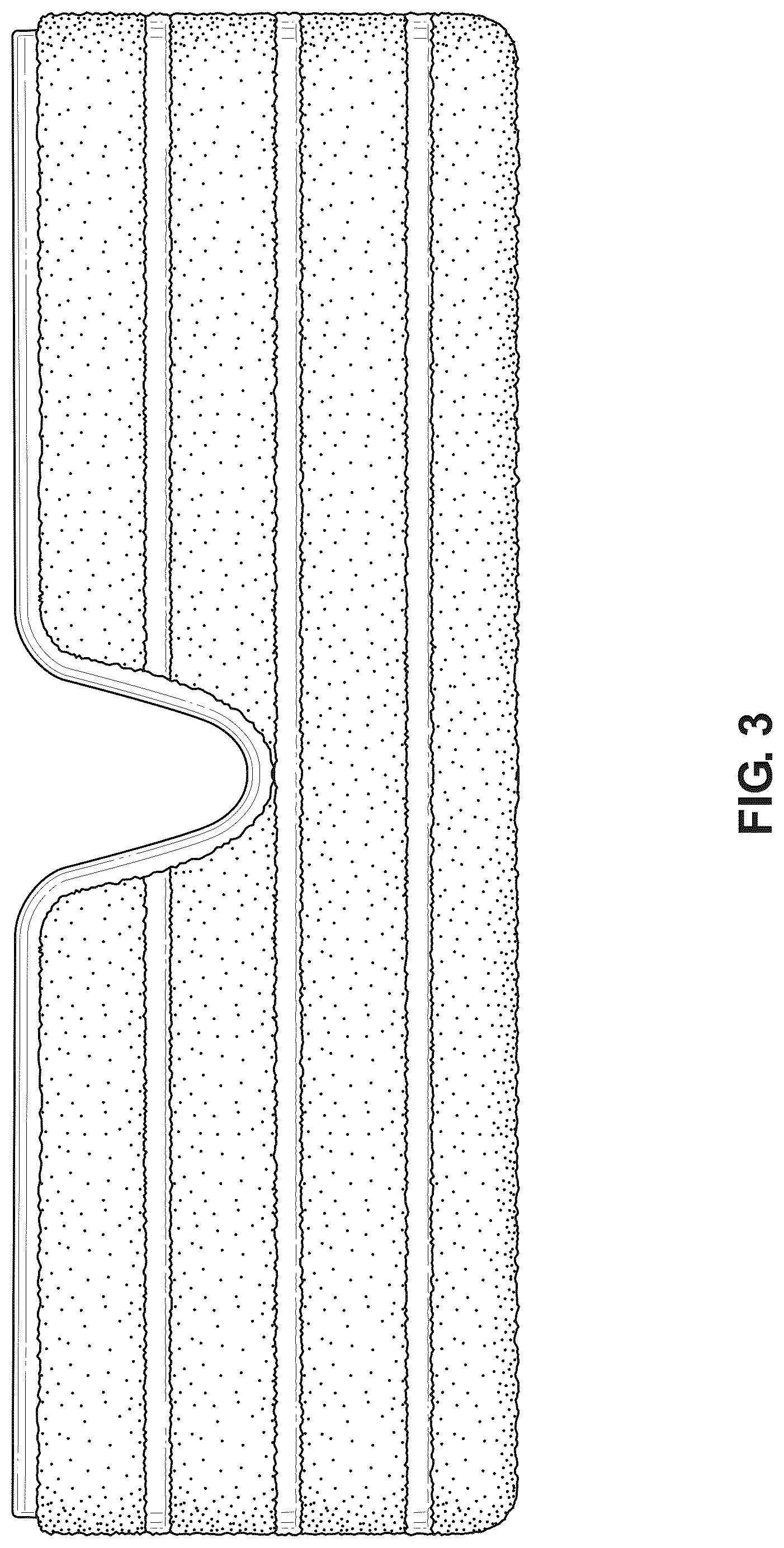 Patent USD1079167 Figure 3 – Cleaning pad for cleaning implement