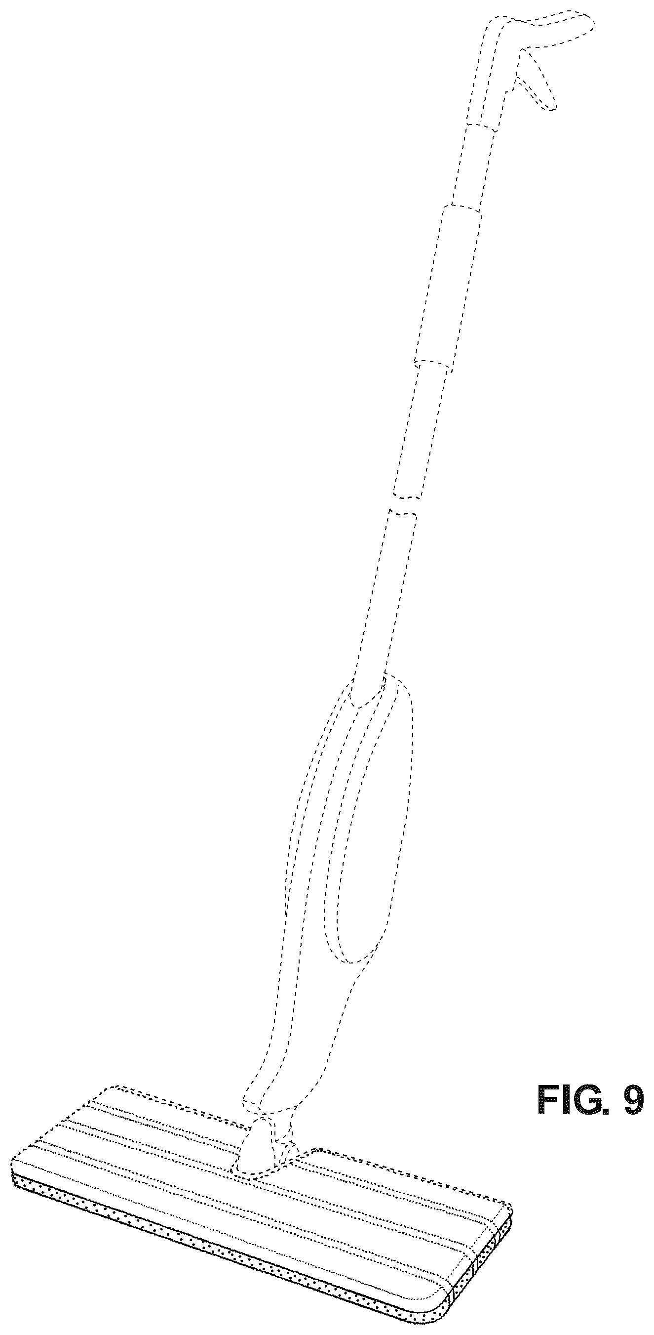 Patent USD1079167 Figure 9 – Cleaning pad for cleaning implement