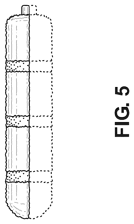 Patent USD1079168 Figure 5 – Cleaning pad for cleaning implement