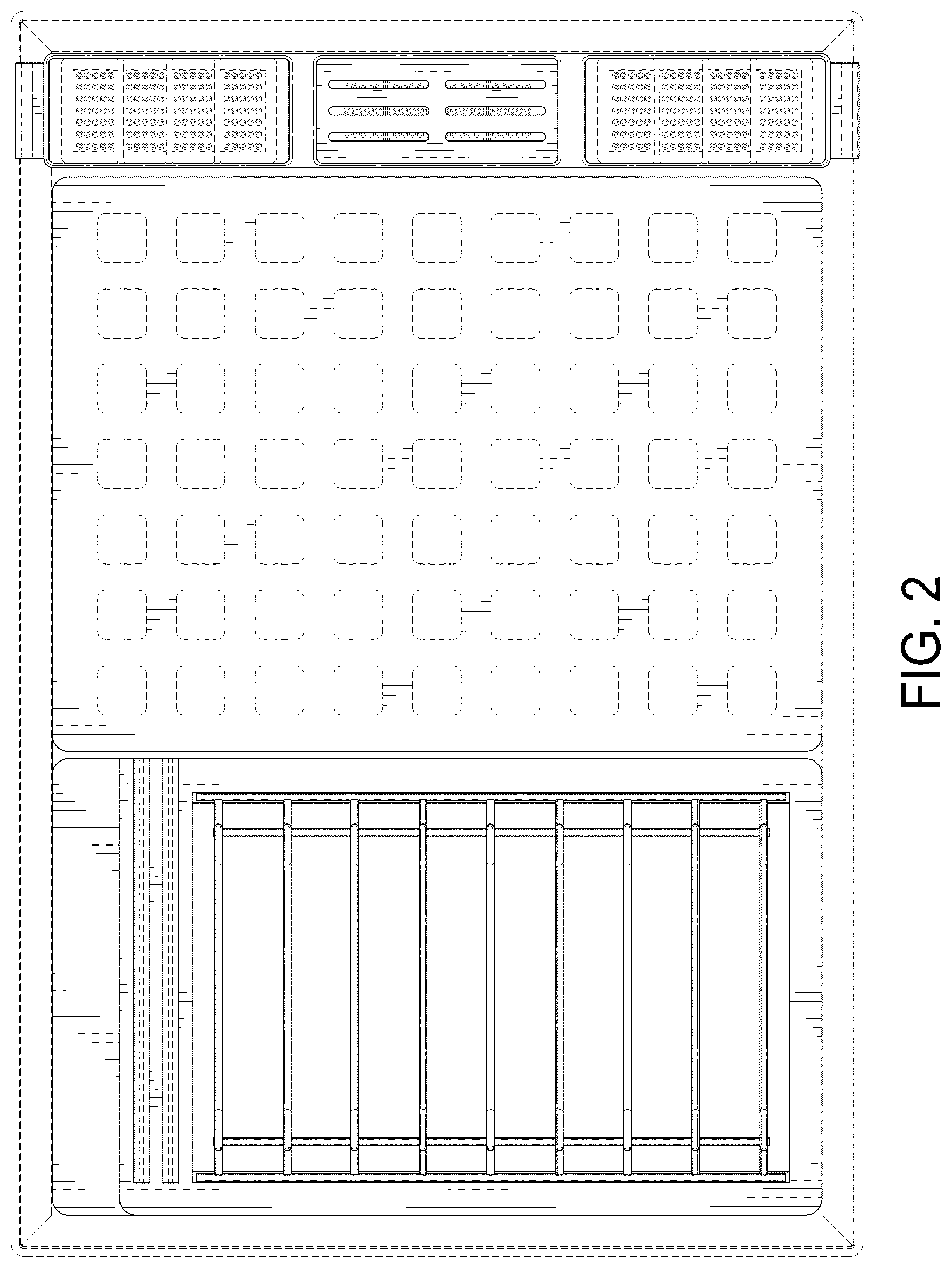 Patent USD1079172 Figure 2 – Dish drying rack