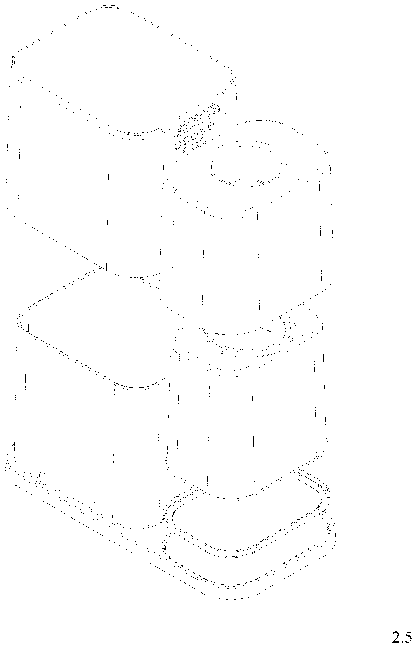 Patent USD1079174 Figure 10 – Beverage capsule recycler