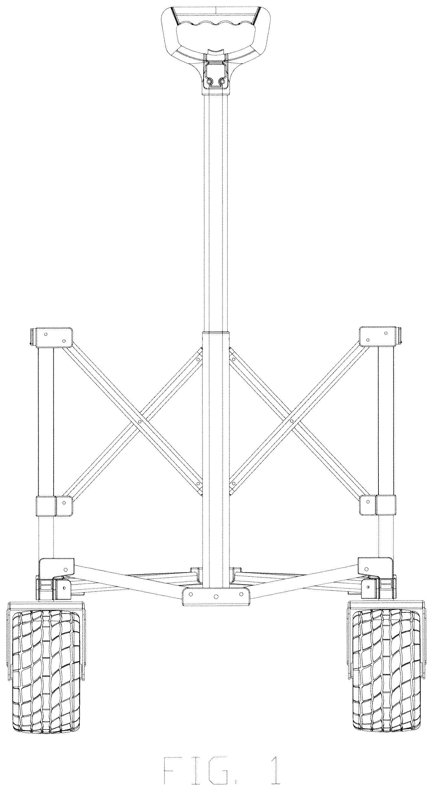 Patent USD1079177 Figure 1 – Camp cart