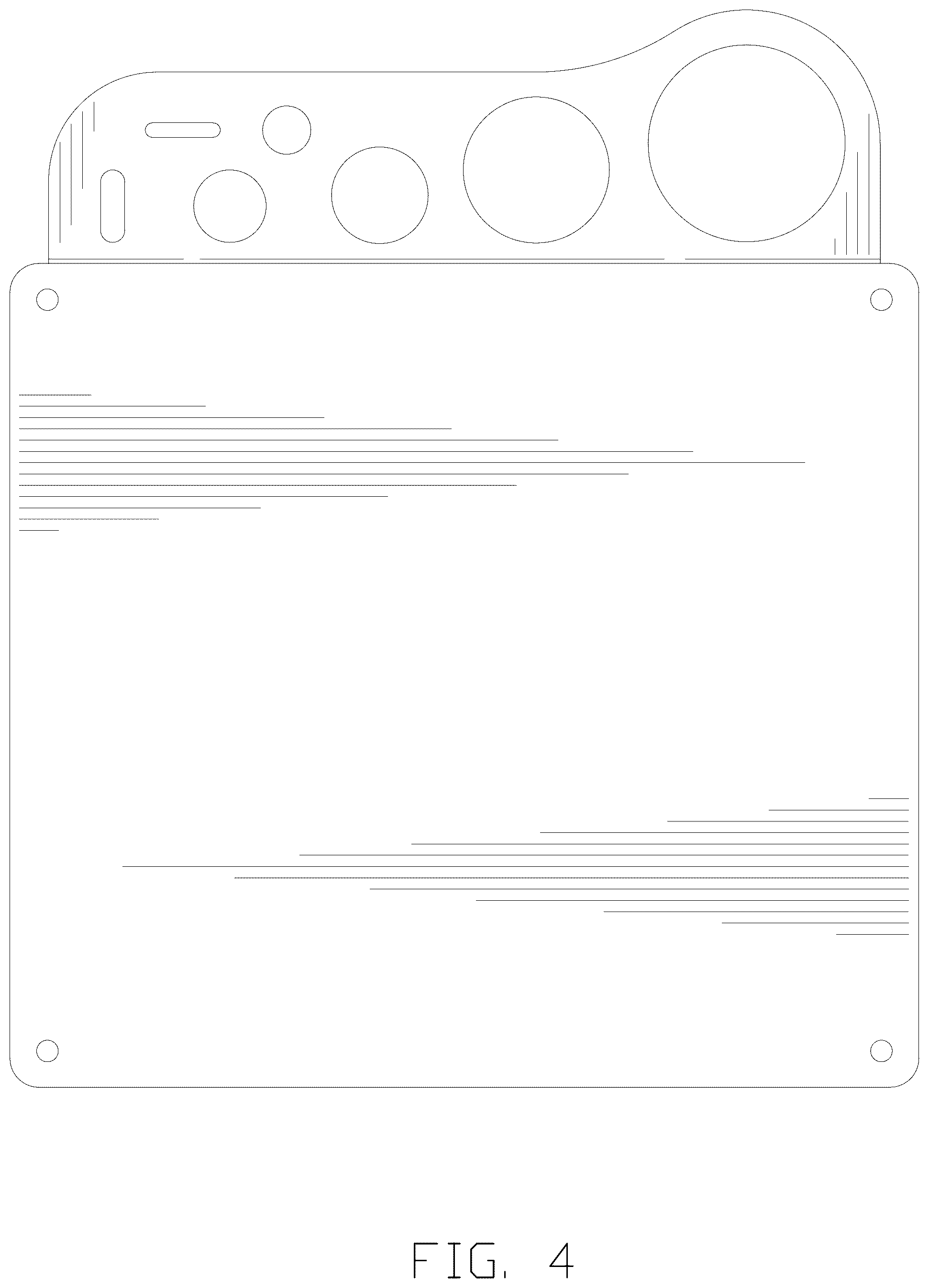 Patent USD1079183 Figure 4 – Salon tray of salon tray cart