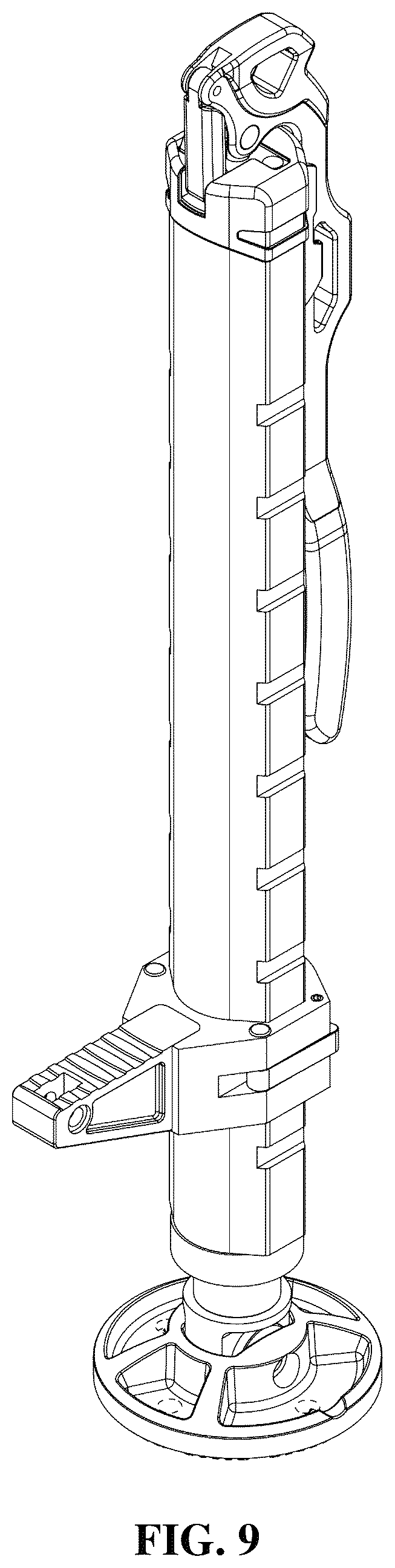 Patent USD1079184 Figure 9 – Hydraulic jack