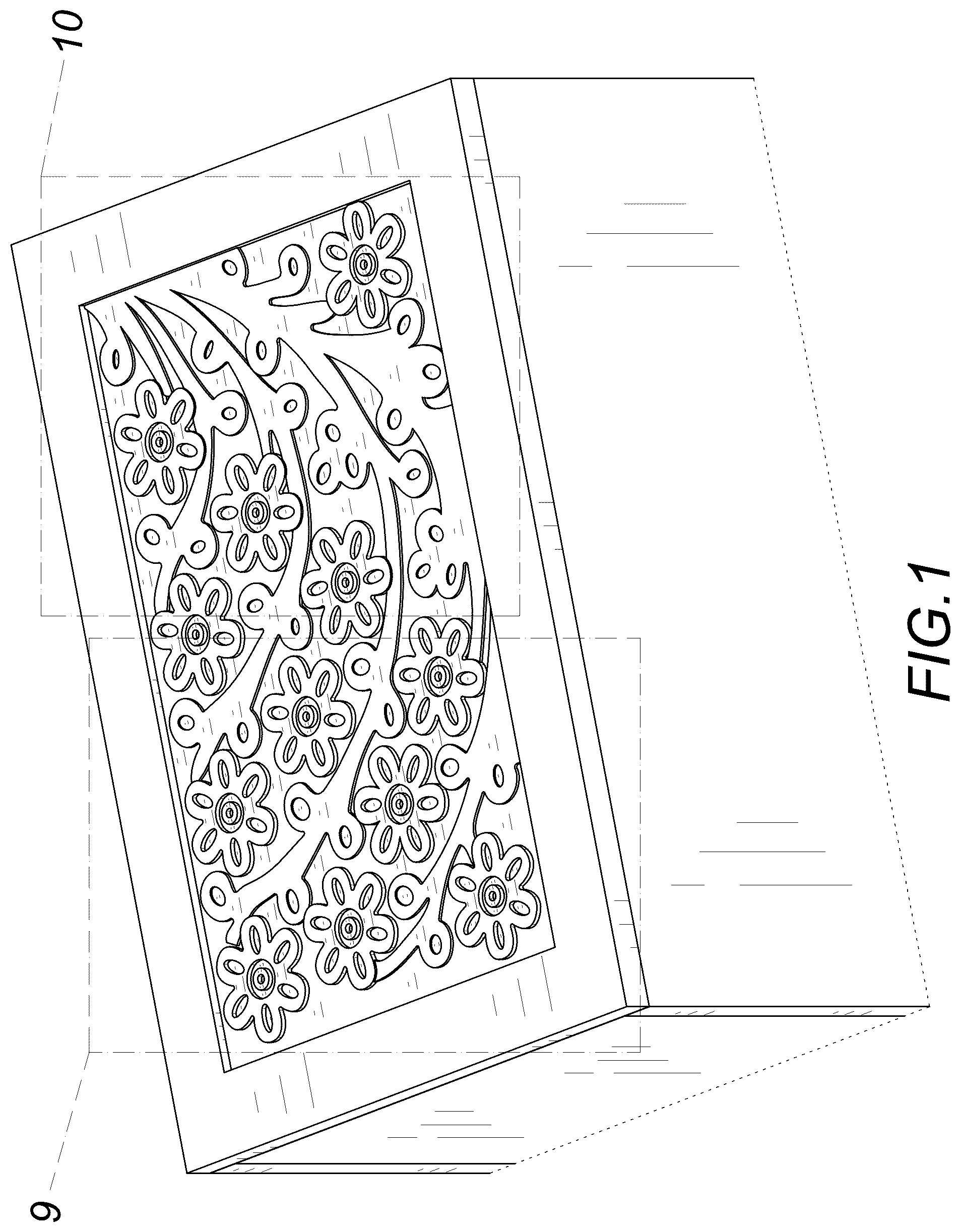Patent USD1079187 Figure 1 – Urn