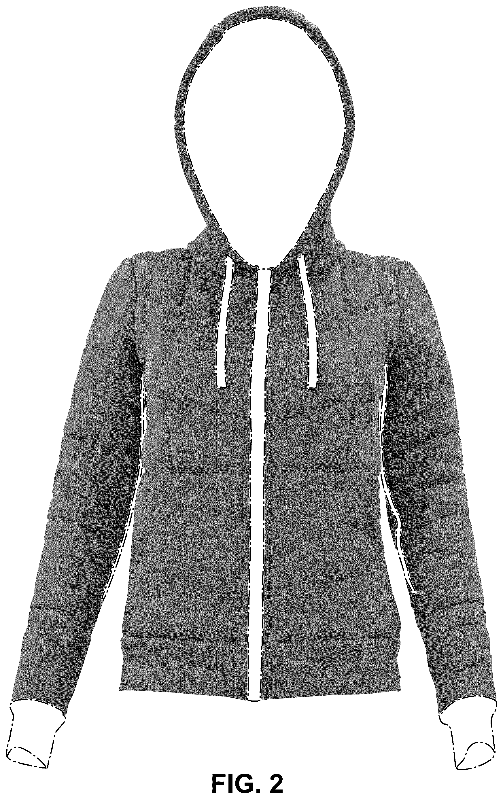 Patent USD1100422 Figure 2 – Outerwear