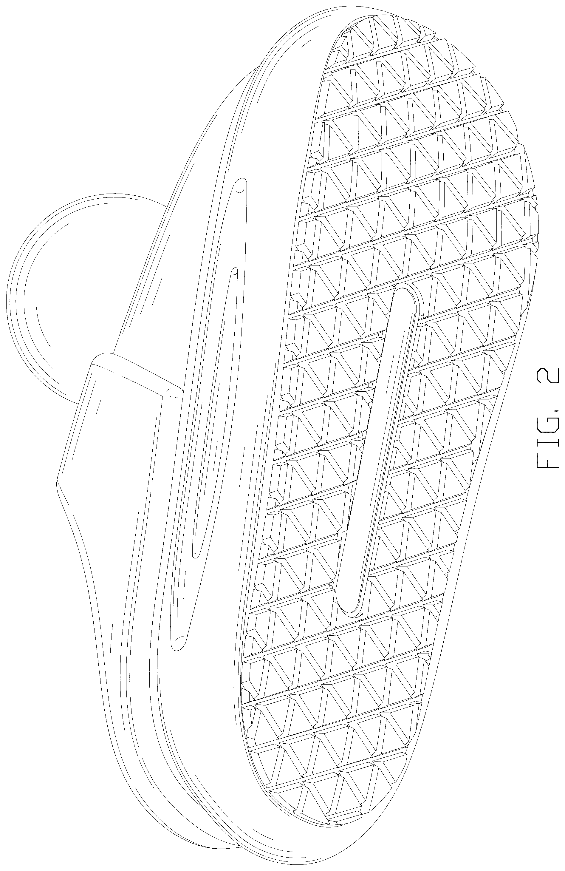 Patent USD1100443 Figure 2 – Slipper