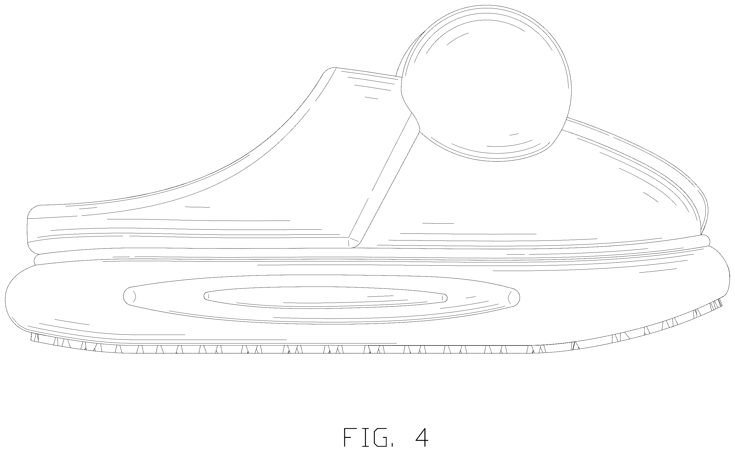 Patent USD1100443 Figure 4 – Slipper