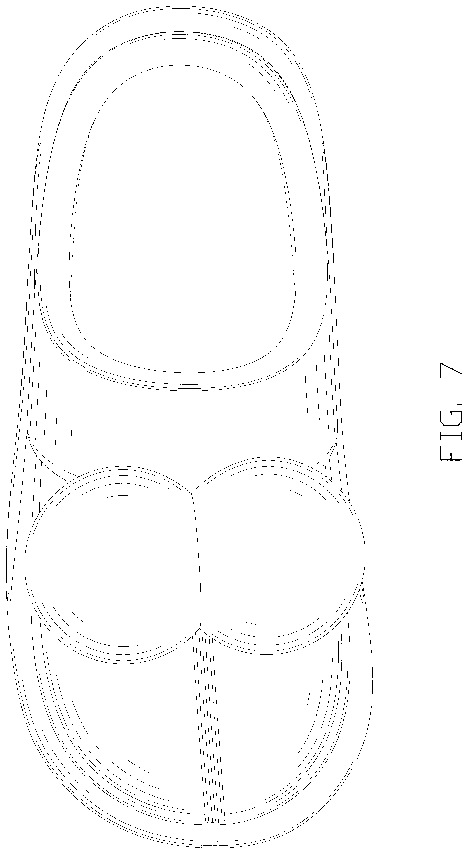 Patent USD1100443 Figure 7 – Slipper